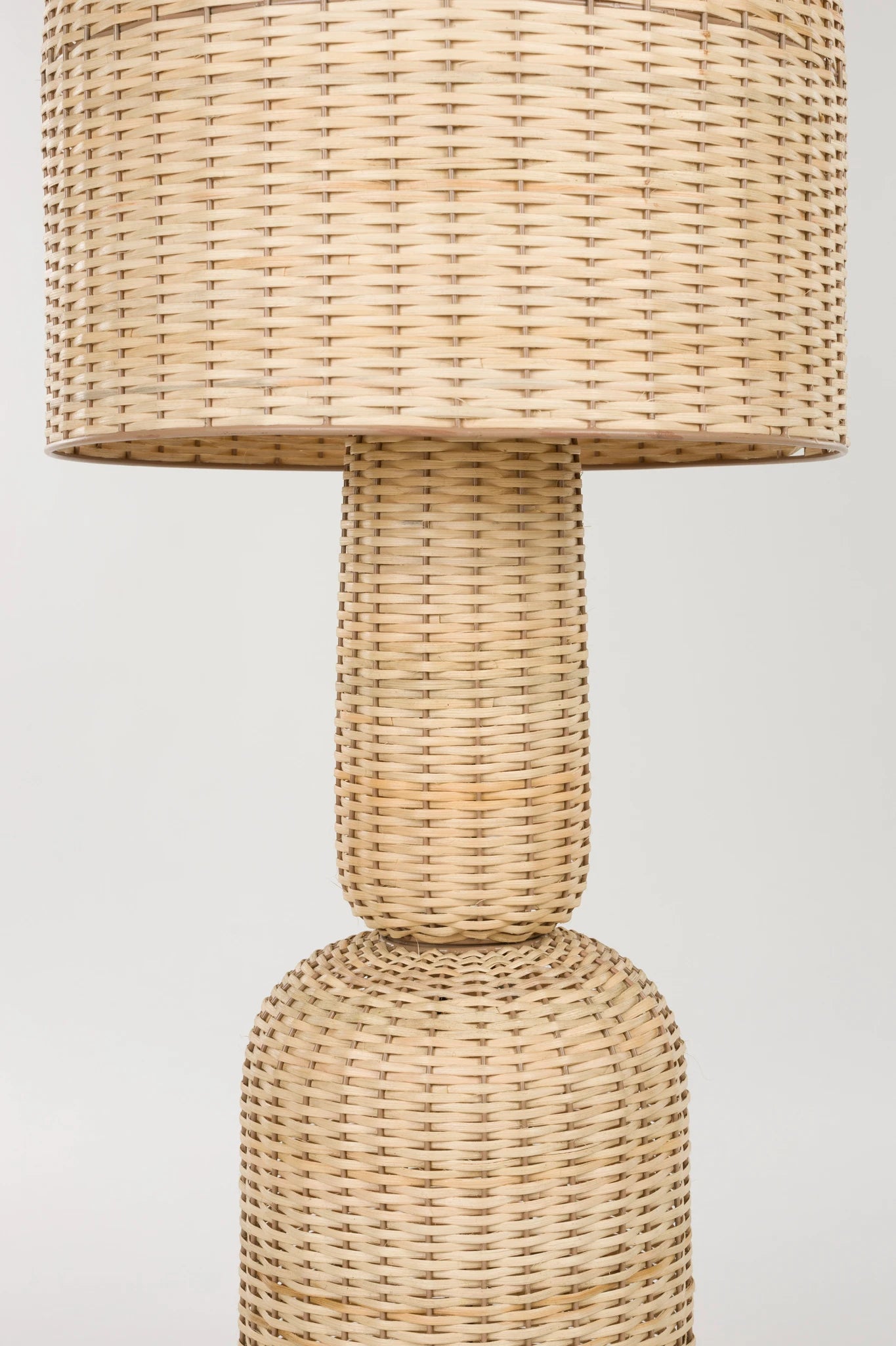 Jude Natural Rattan Floor Lamp 120cm