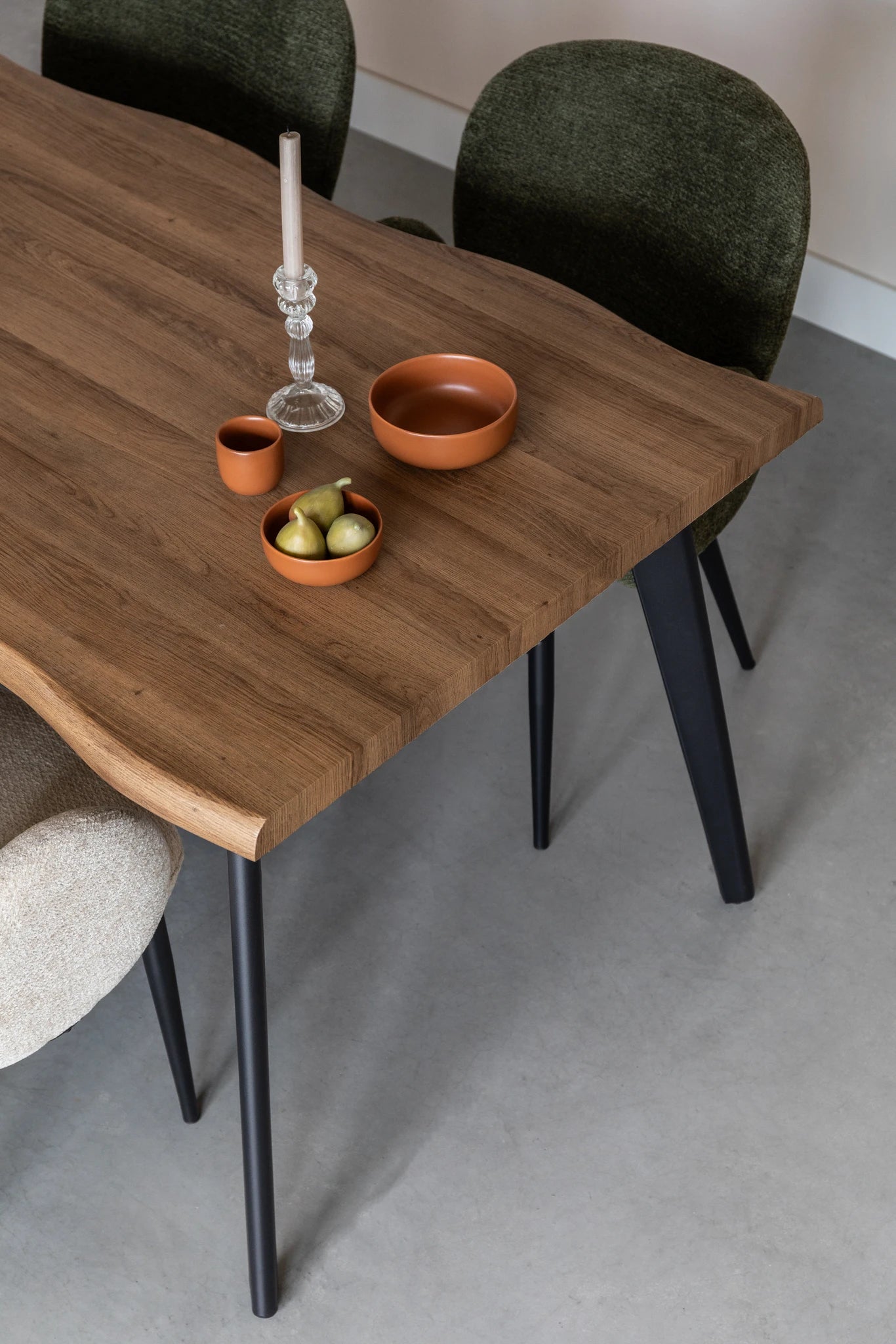 Paz Brown Wood Dining Table