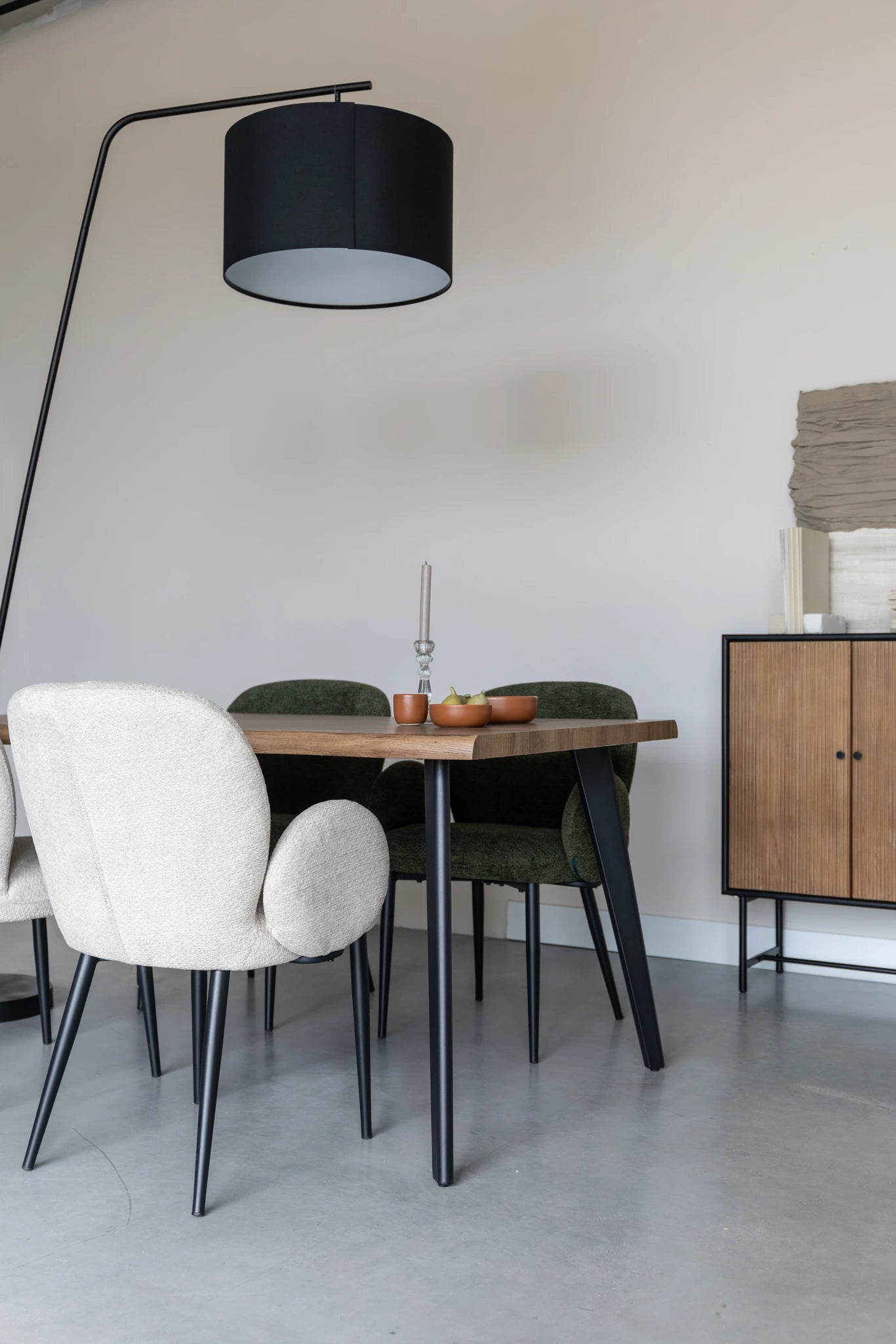 Paz Brown Wood Dining Table