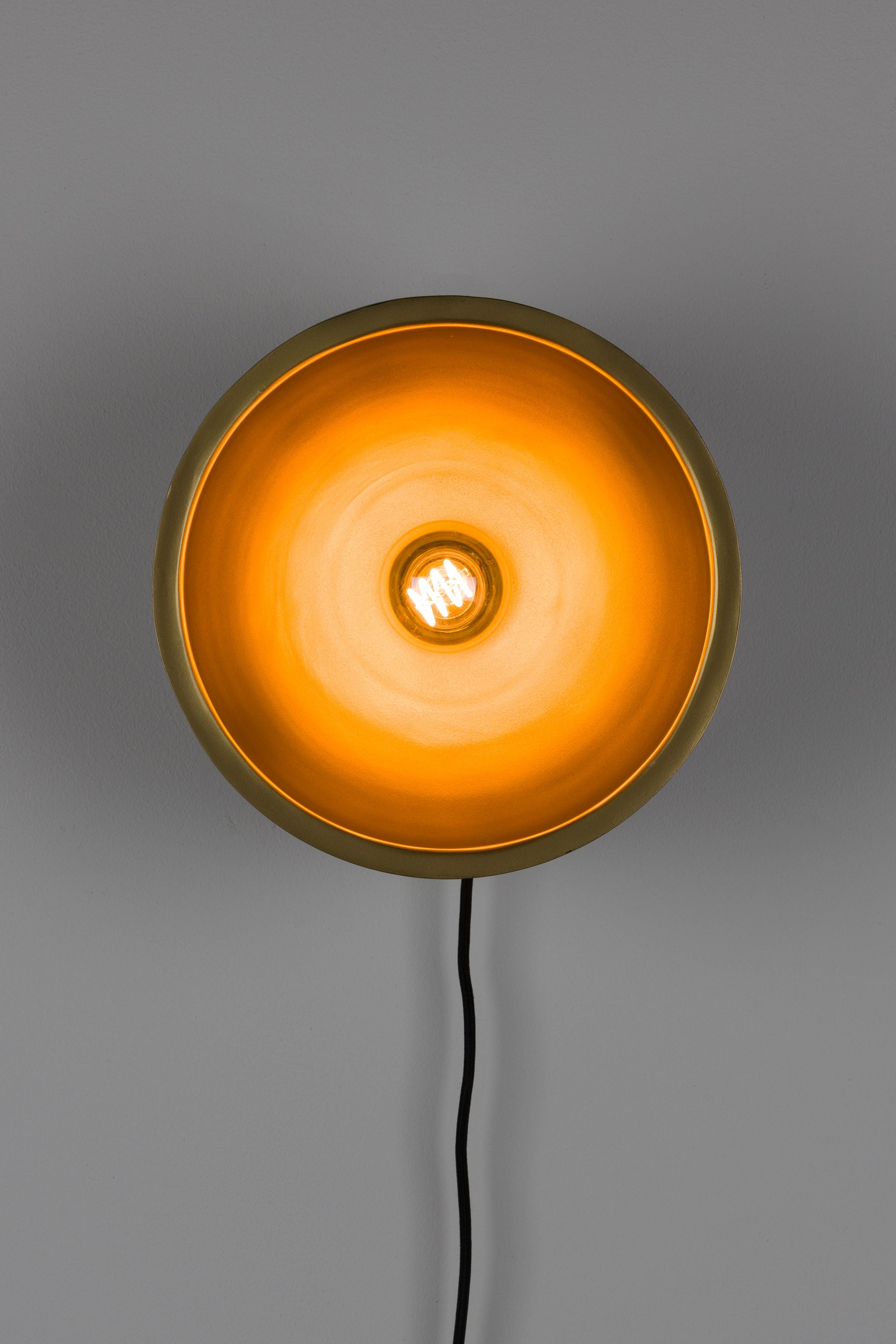 Sunny Gold Round Wall Light Medium