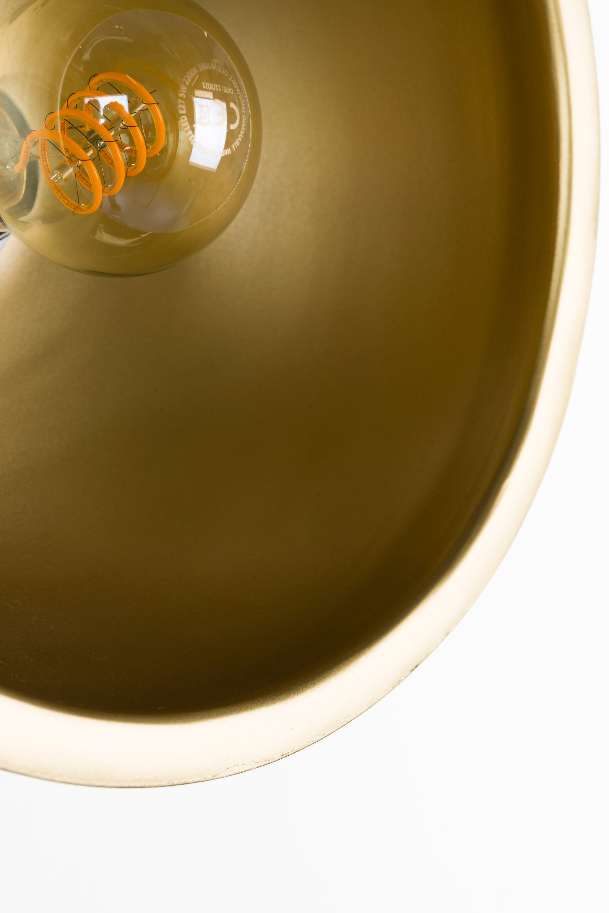 Sunny Gold Round Wall Light Medium