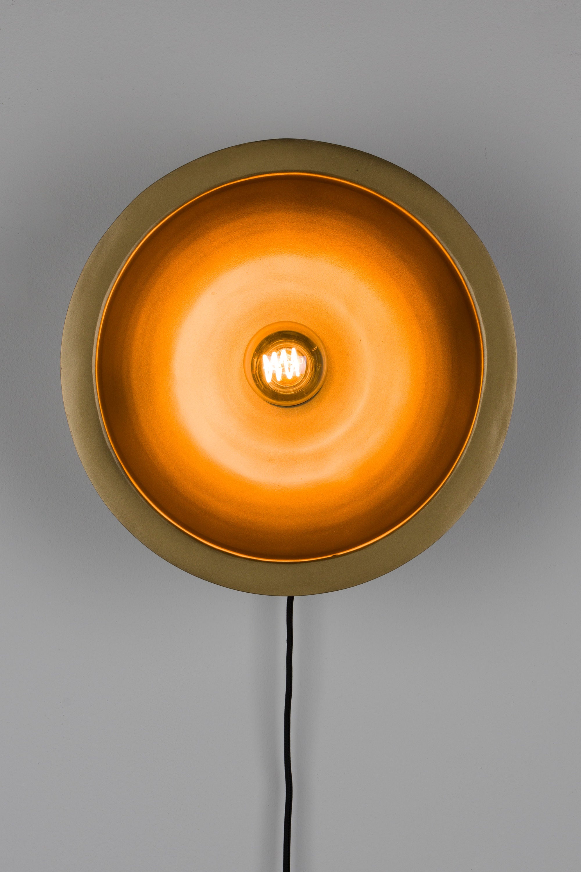 Sunny Gold Round Wall Light Large