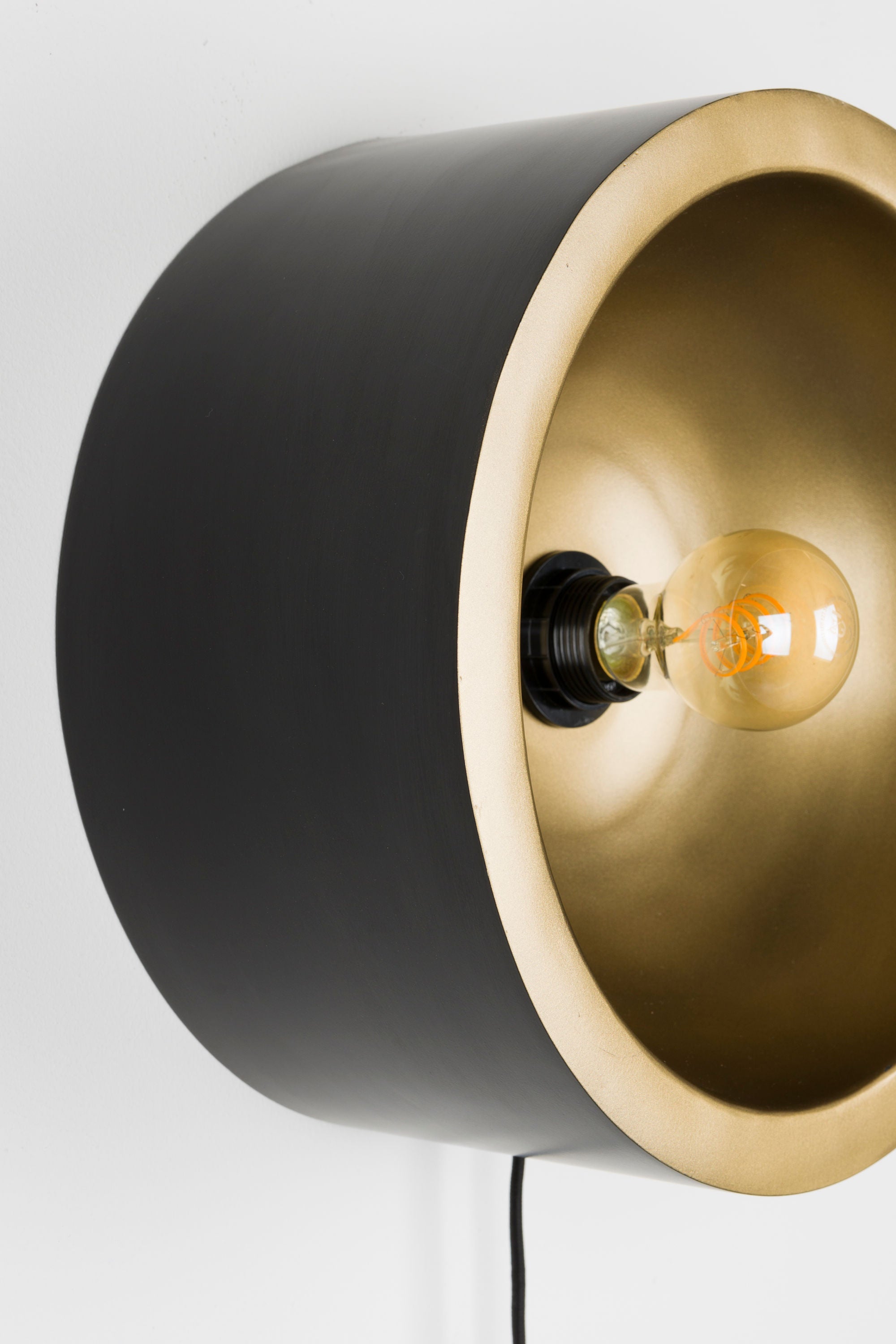 Sunny Gold Round Wall Light Large