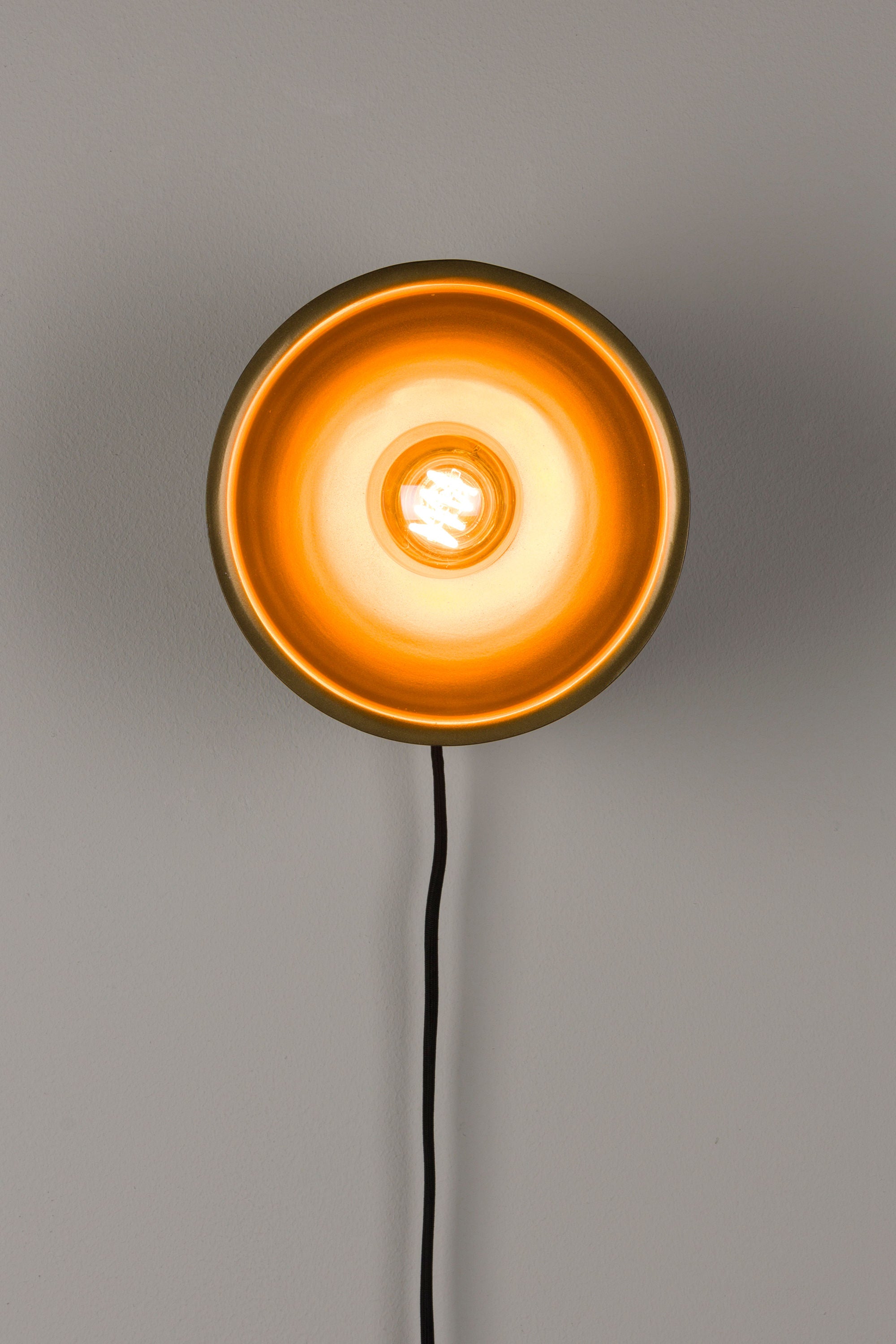 Sunny Gold Round Wall Light Small