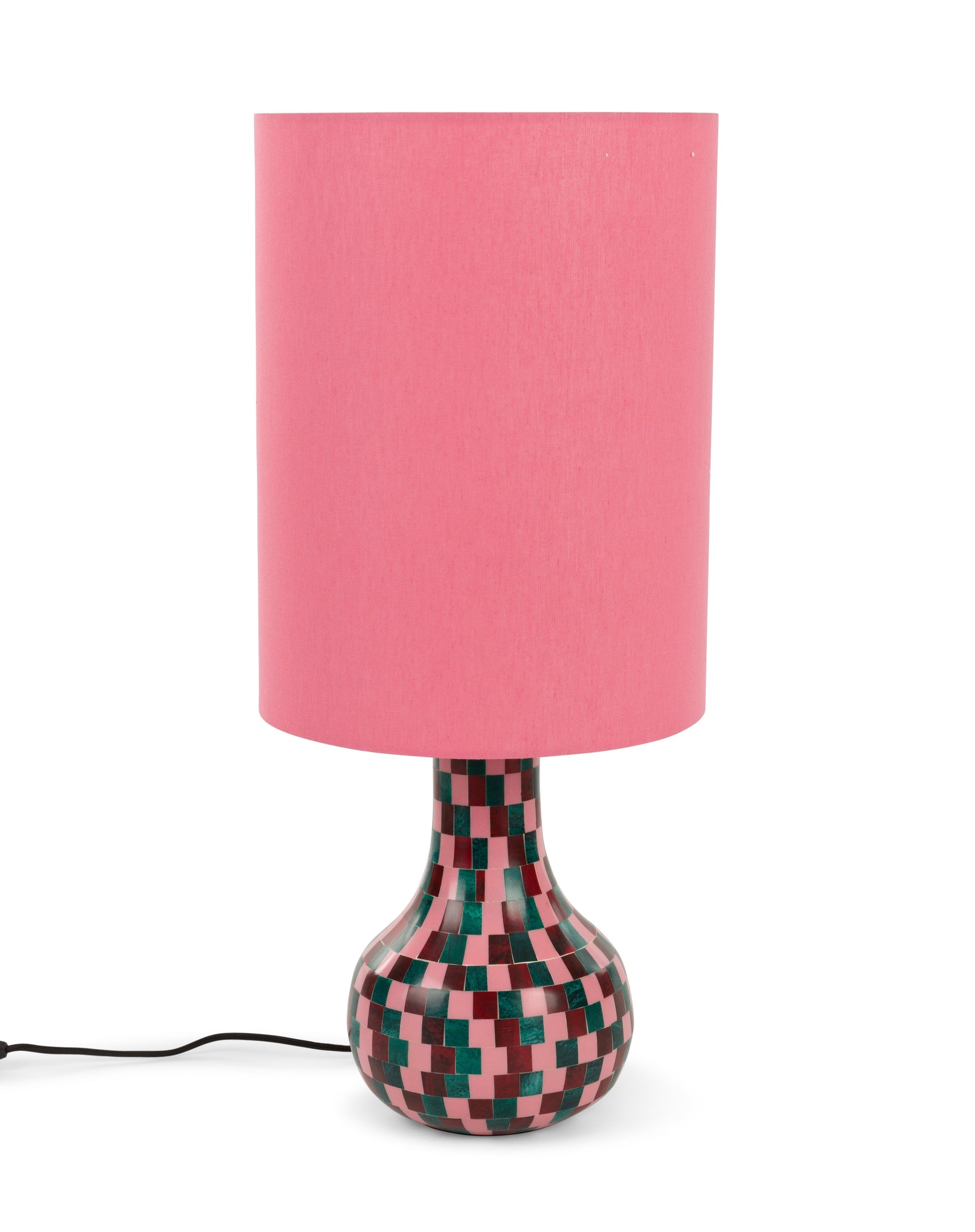 Bold Monkey Don't Be Afraid of Colour Blocks Pink Table Lamp