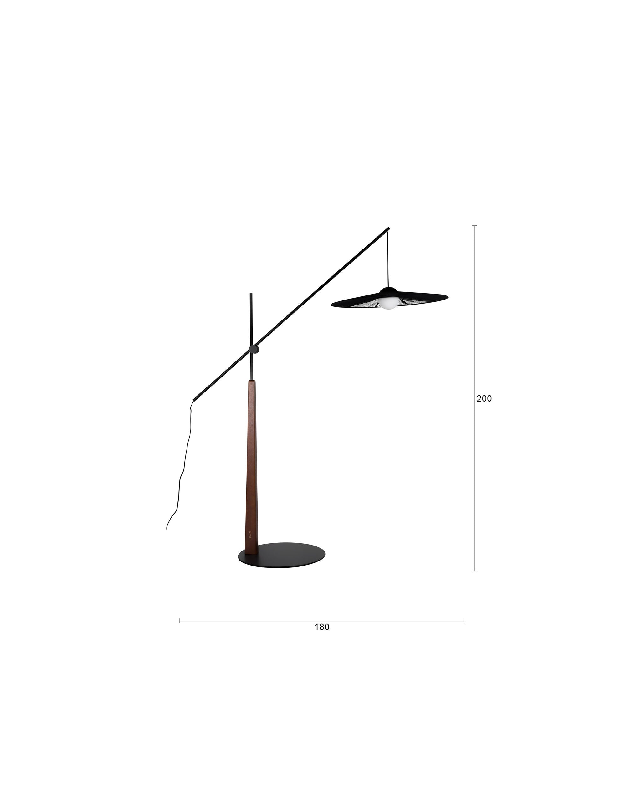 Zuiver Belle Black Floor Lamp
