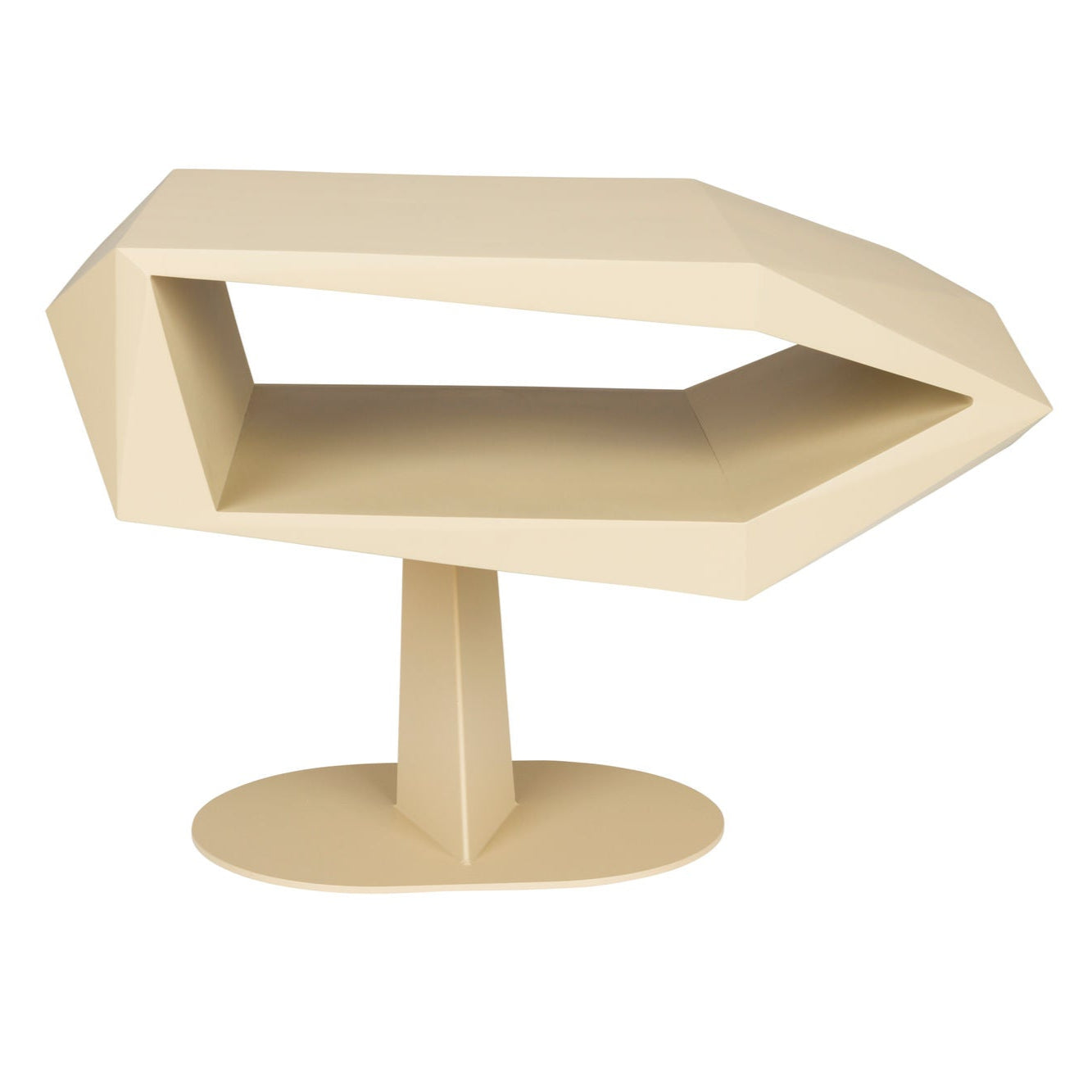 Zuiver North Space Beige Resin Side Table