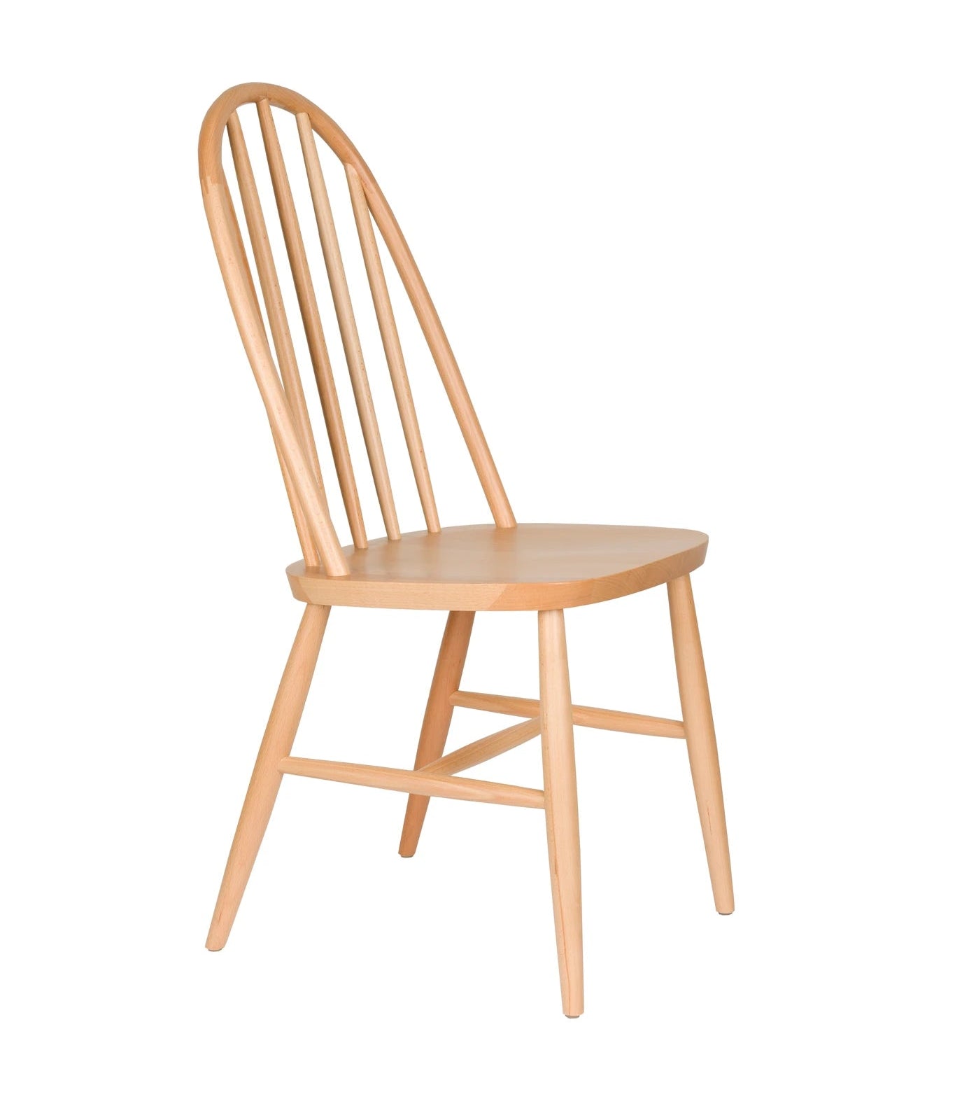 Set of 2 Guez Natural Beige Mango Wood Dining Chairs