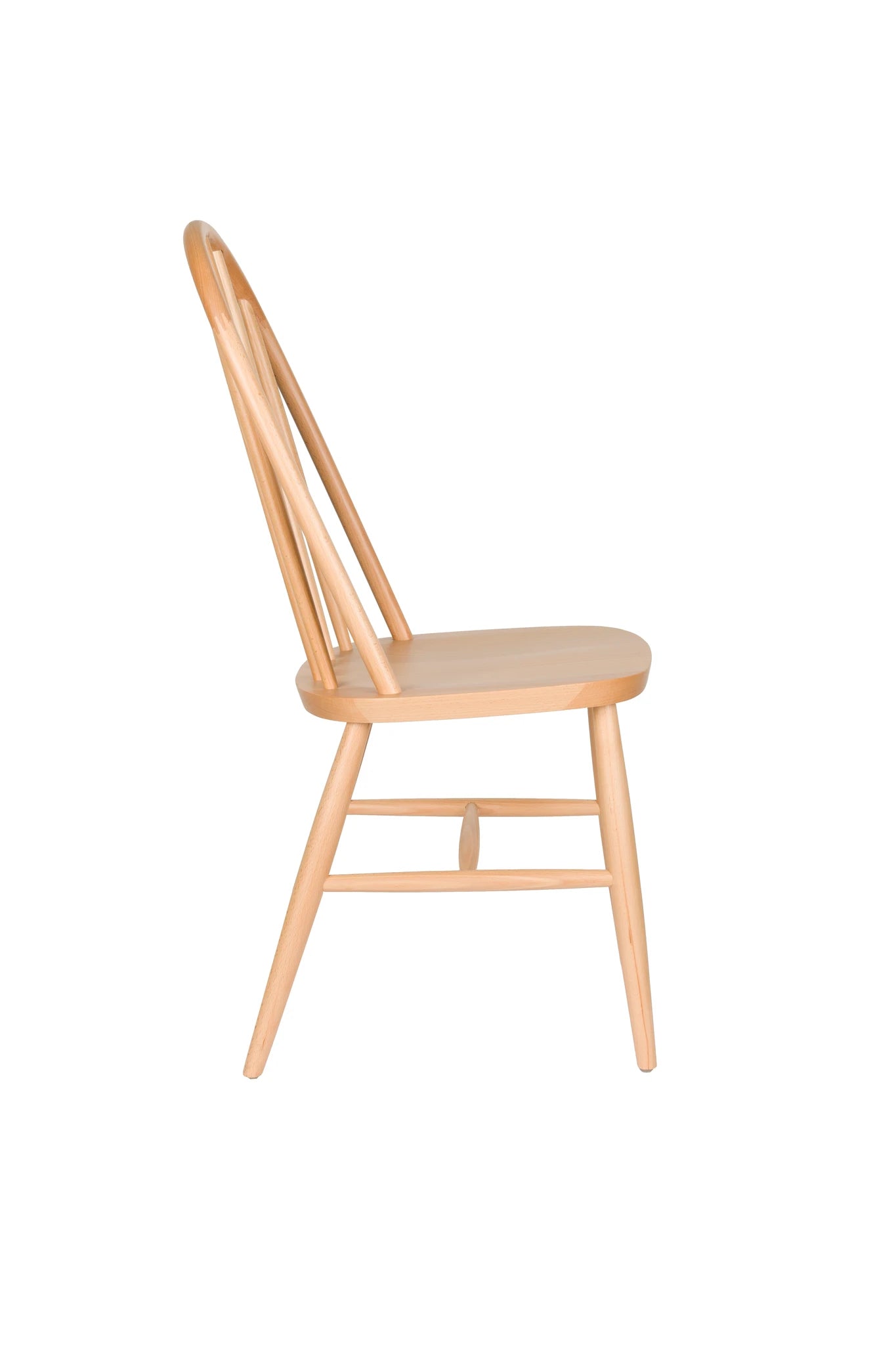 Set of 2 Guez Natural Beige Mango Wood Dining Chairs