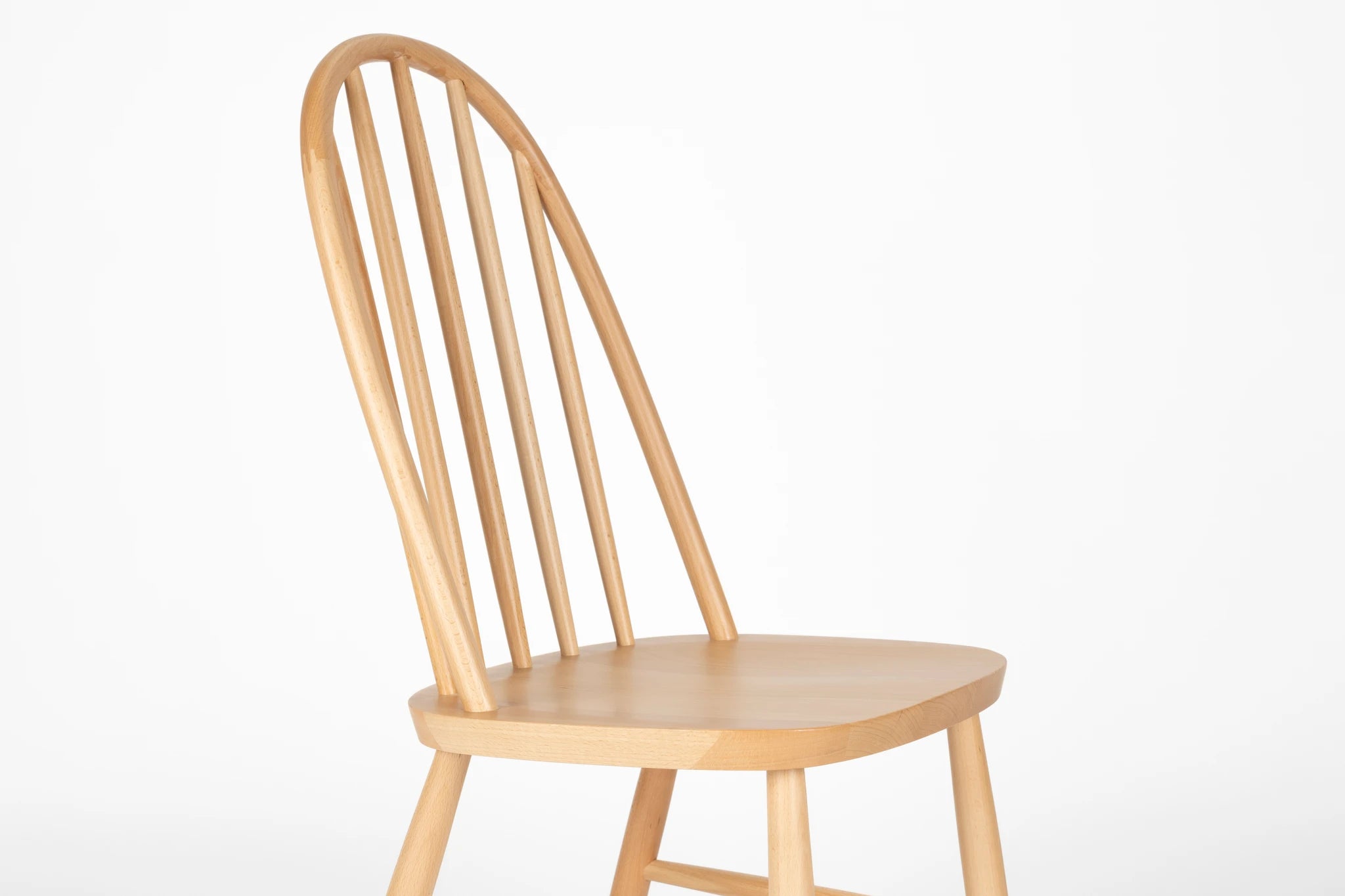 Set of 2 Guez Natural Beige Mango Wood Dining Chairs