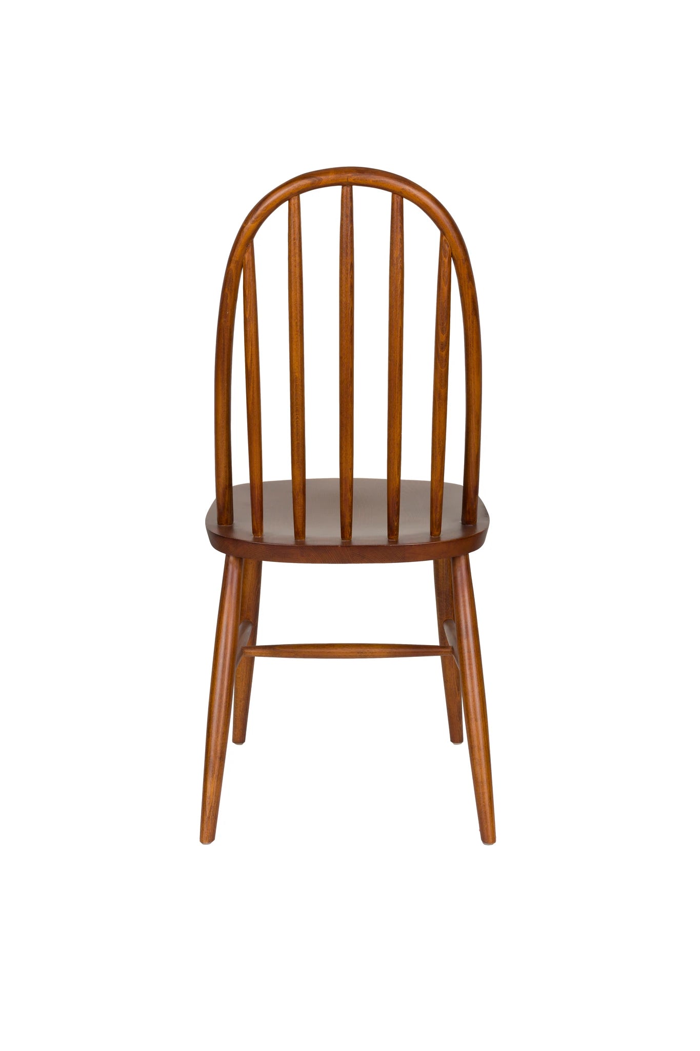 Set of 2 Guez Walnut Brown Mango Wood Dining Chairs