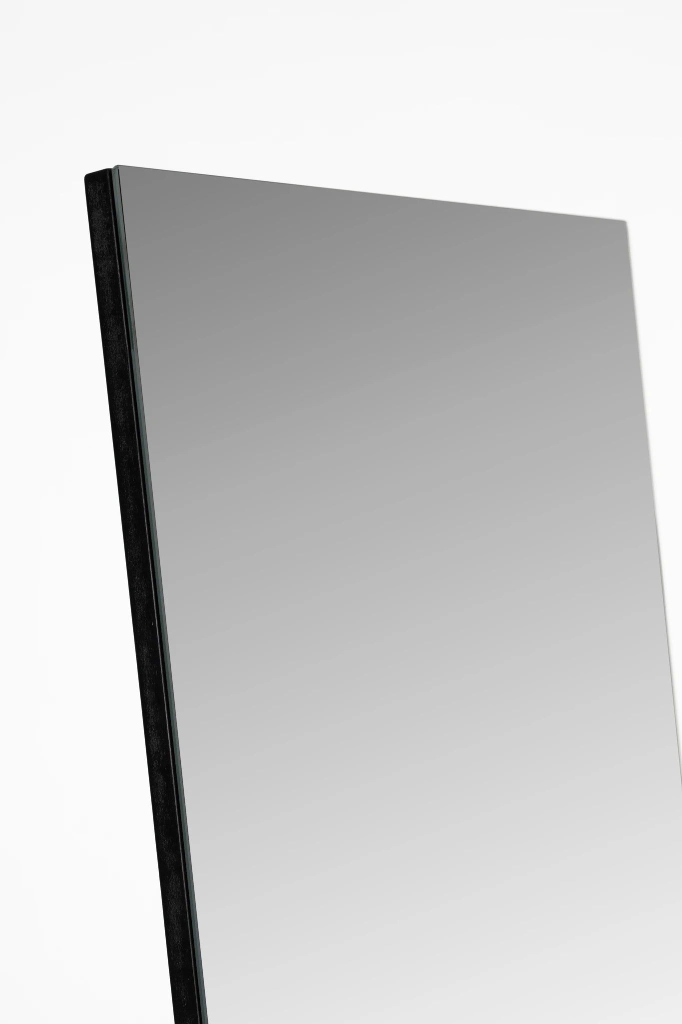 Stand Black Steel Leaner Mirror