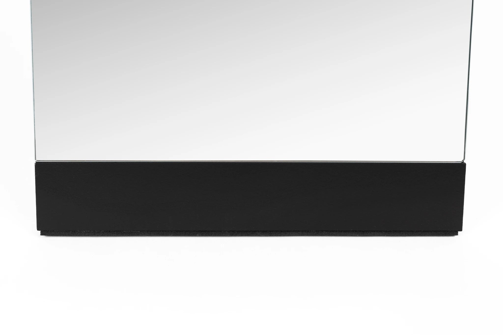 Stand Black Steel Leaner Mirror