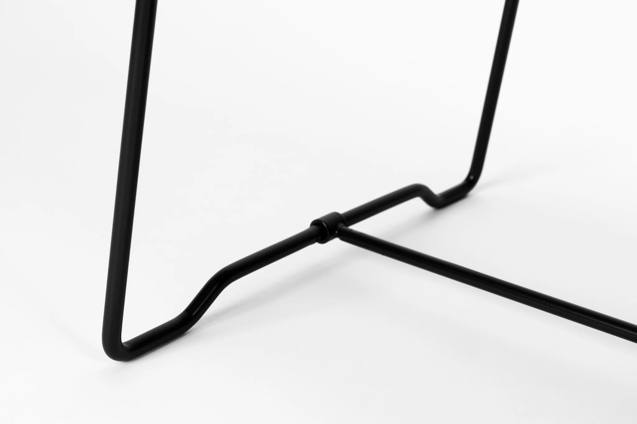 Stand Black Steel Leaner Mirror