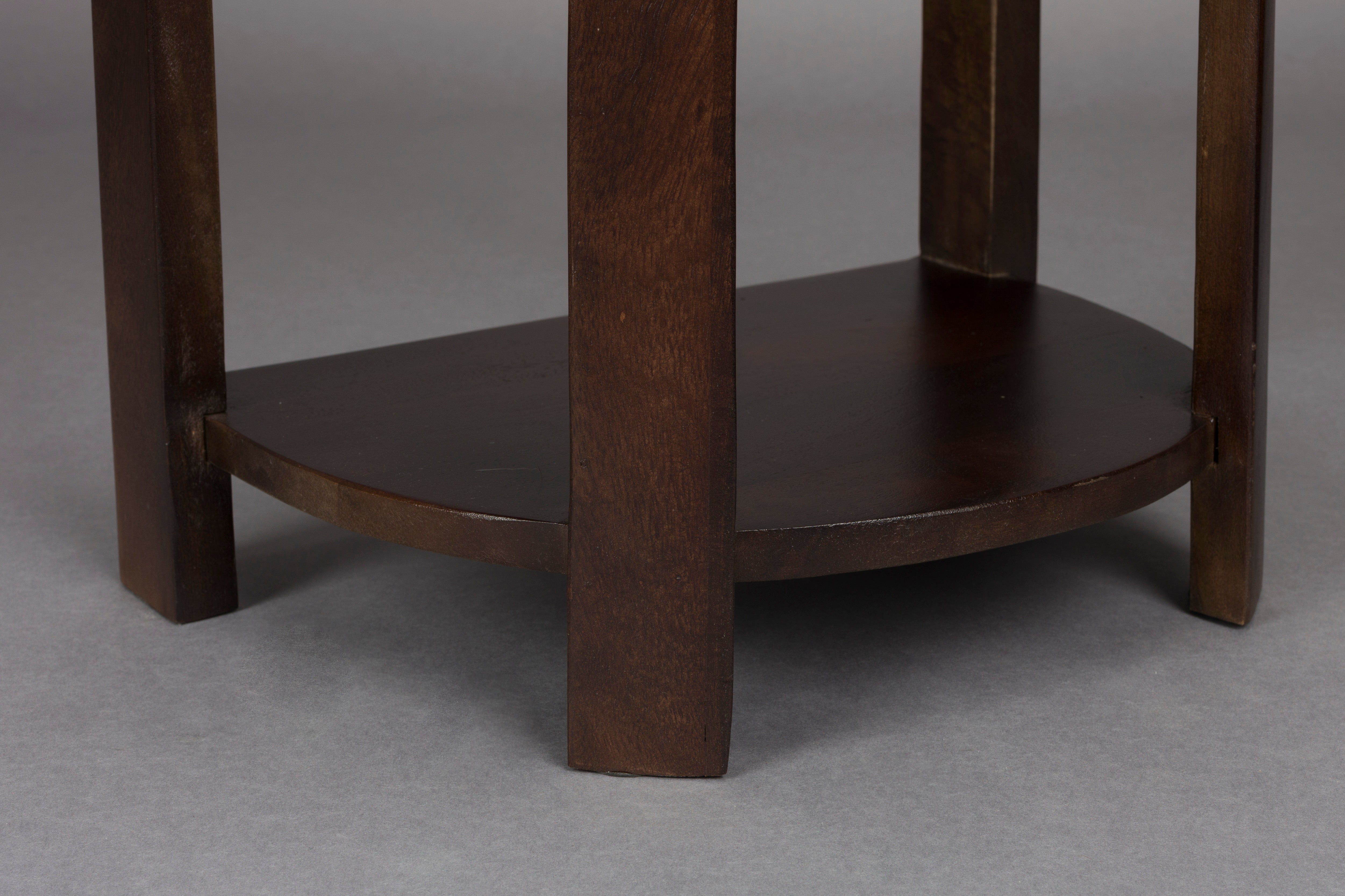 Dutchbone Belvedere Arched Brown Mango Wood Bedside Table