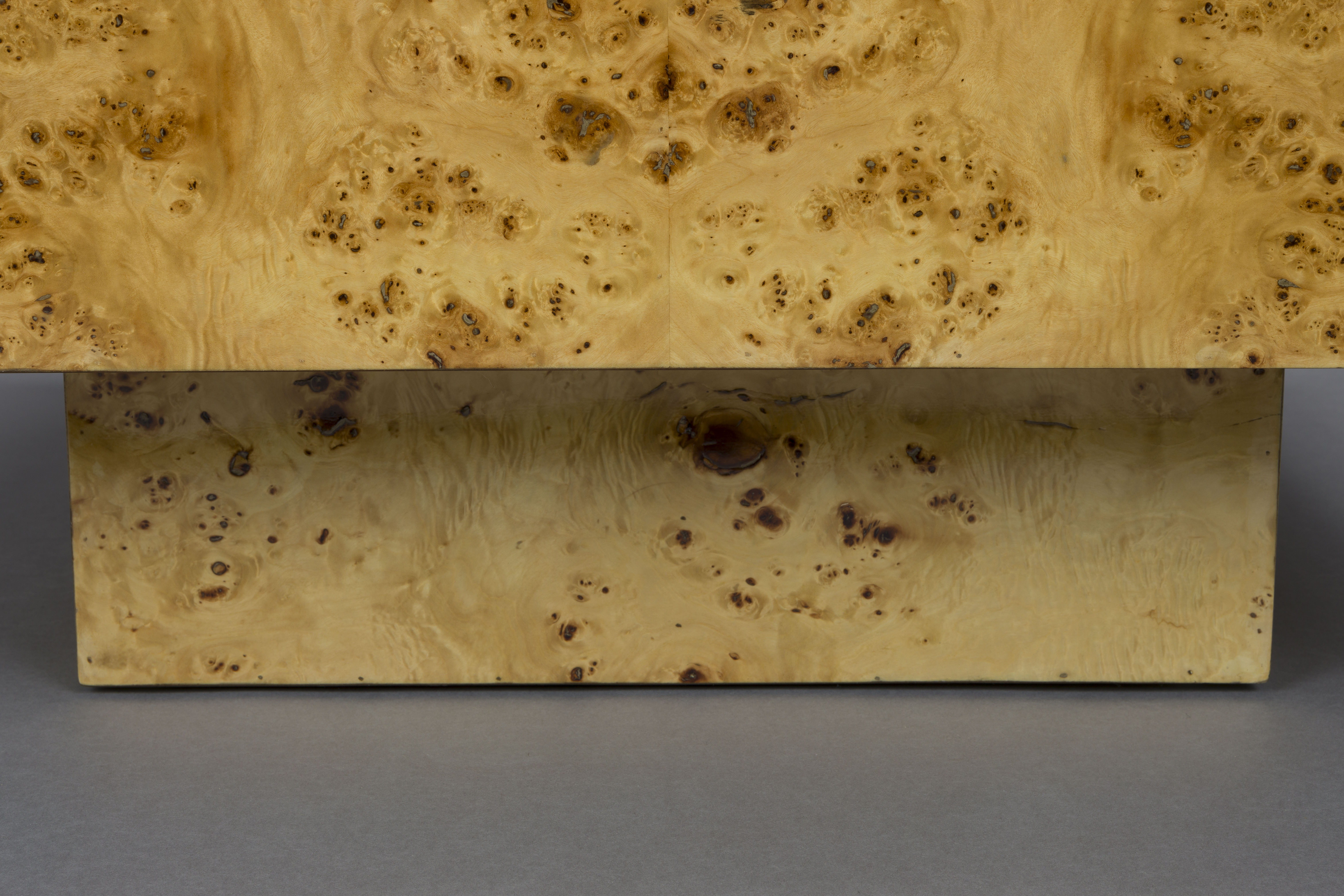 Dutchbone Quinn Natural Burl Wood Square Coffee Table