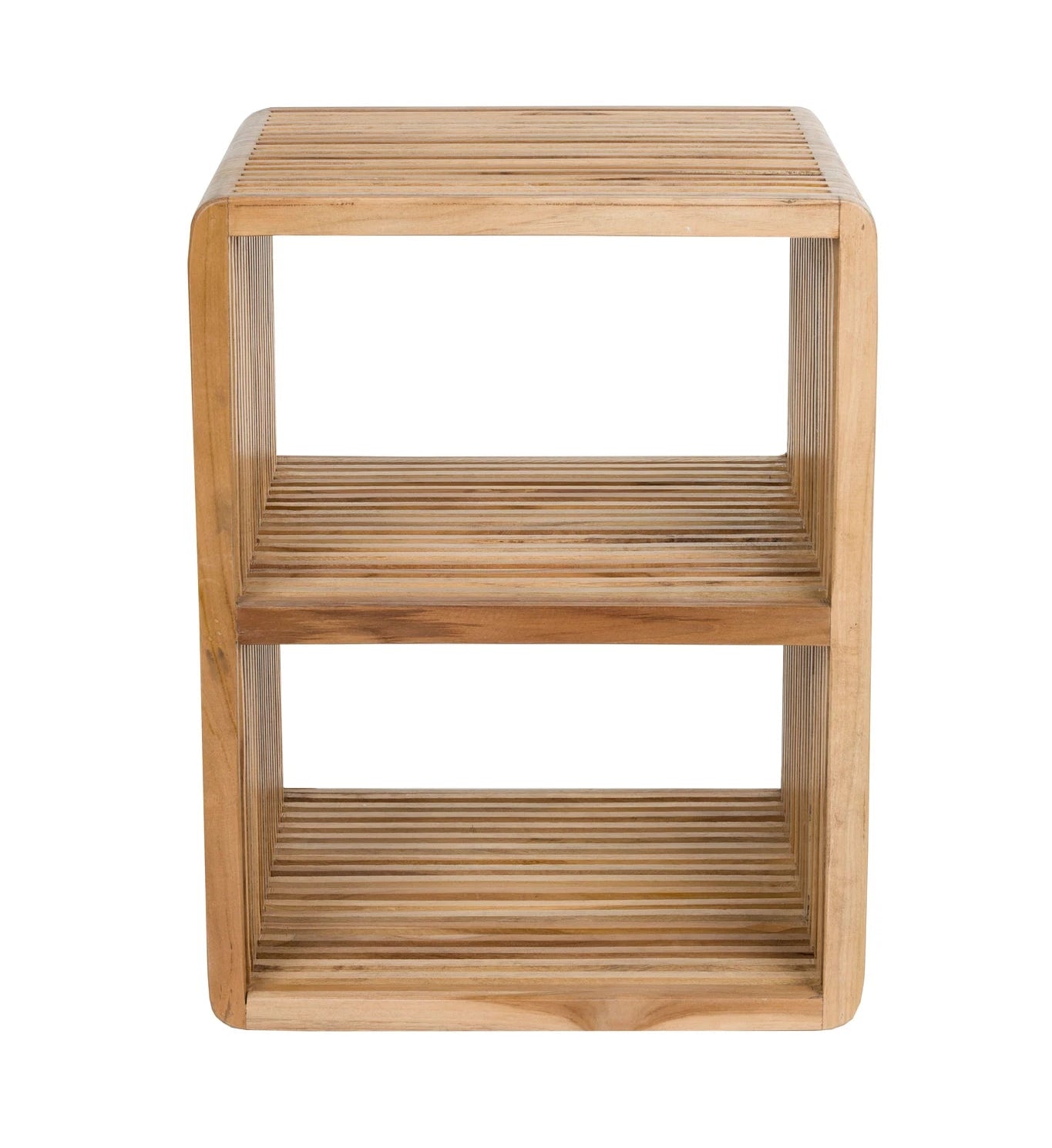 Djia Brown Teak Wood Shelf Medium