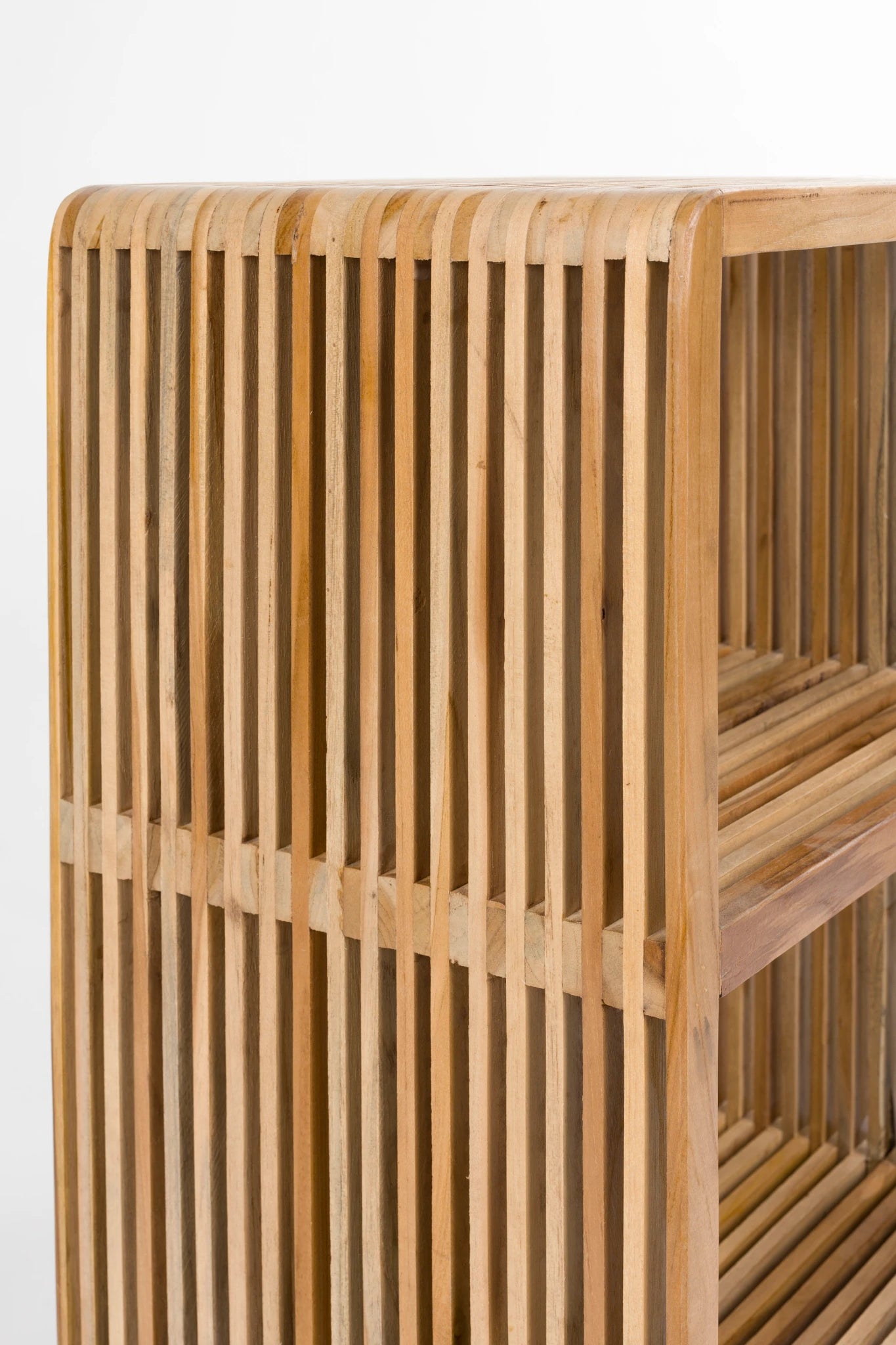 Djia Brown Teak Wood Shelf Medium