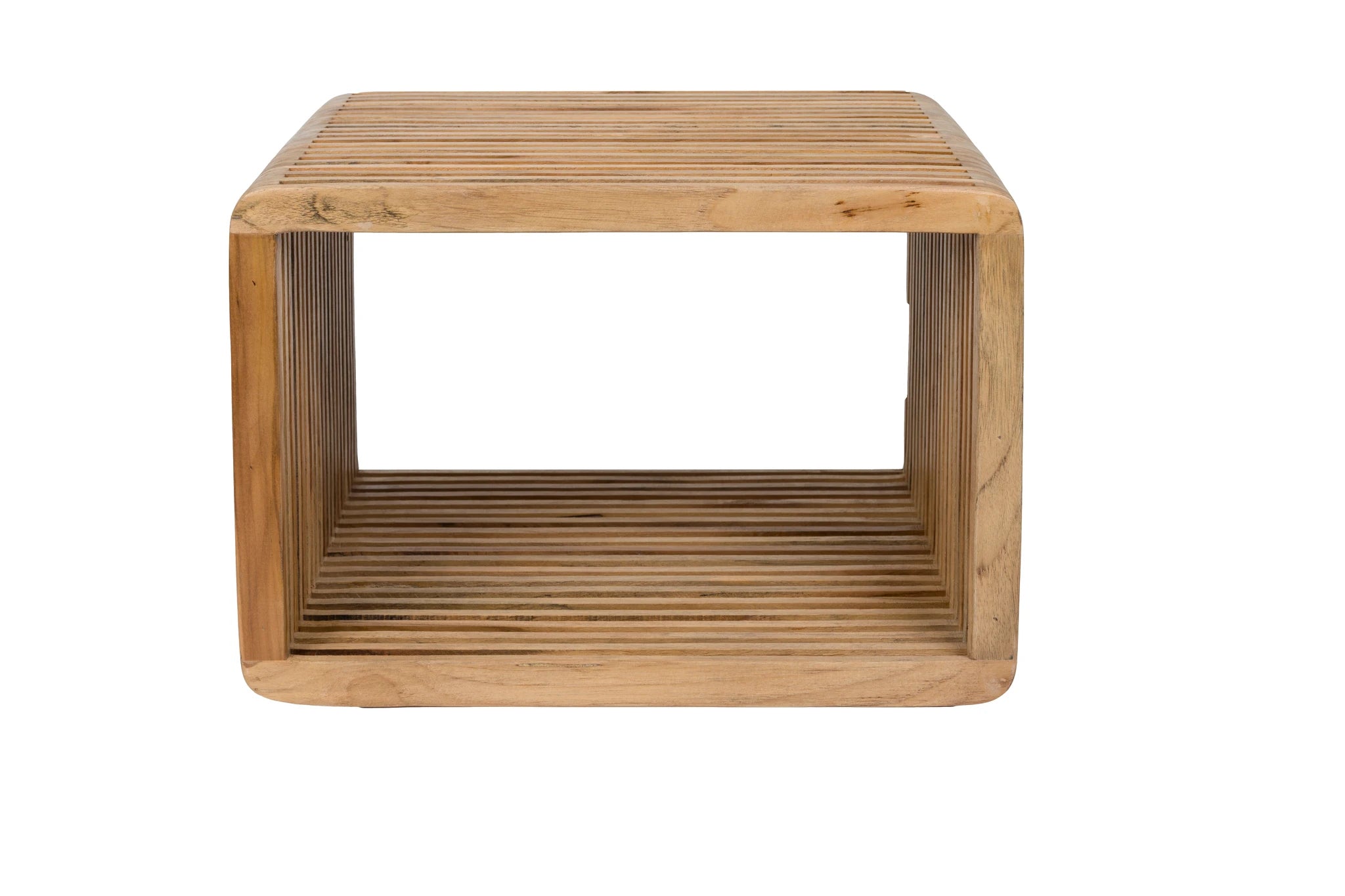Djia Brown Teak Wood Shelf Small