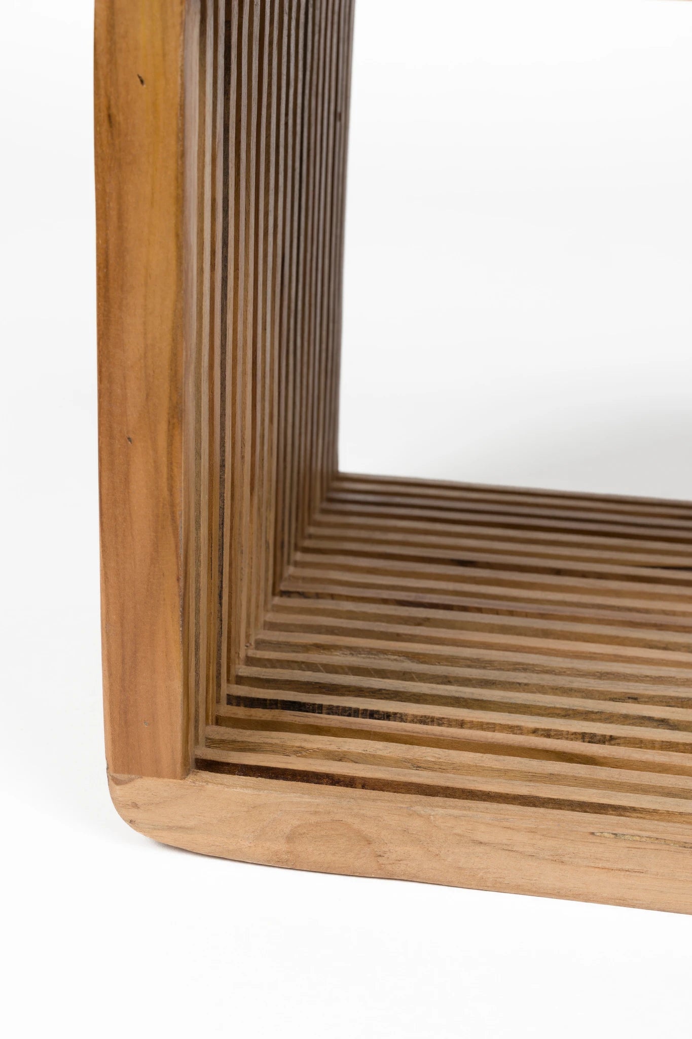 Djia Brown Teak Wood Shelf Small
