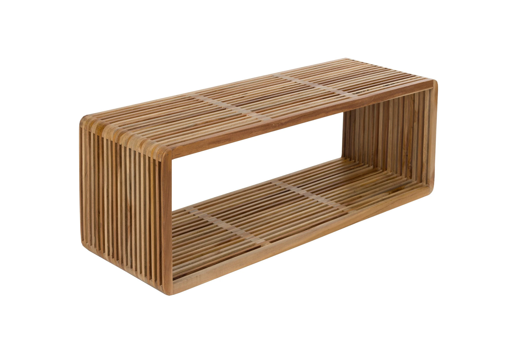 Djia Brown Teak Wood Coffee Table