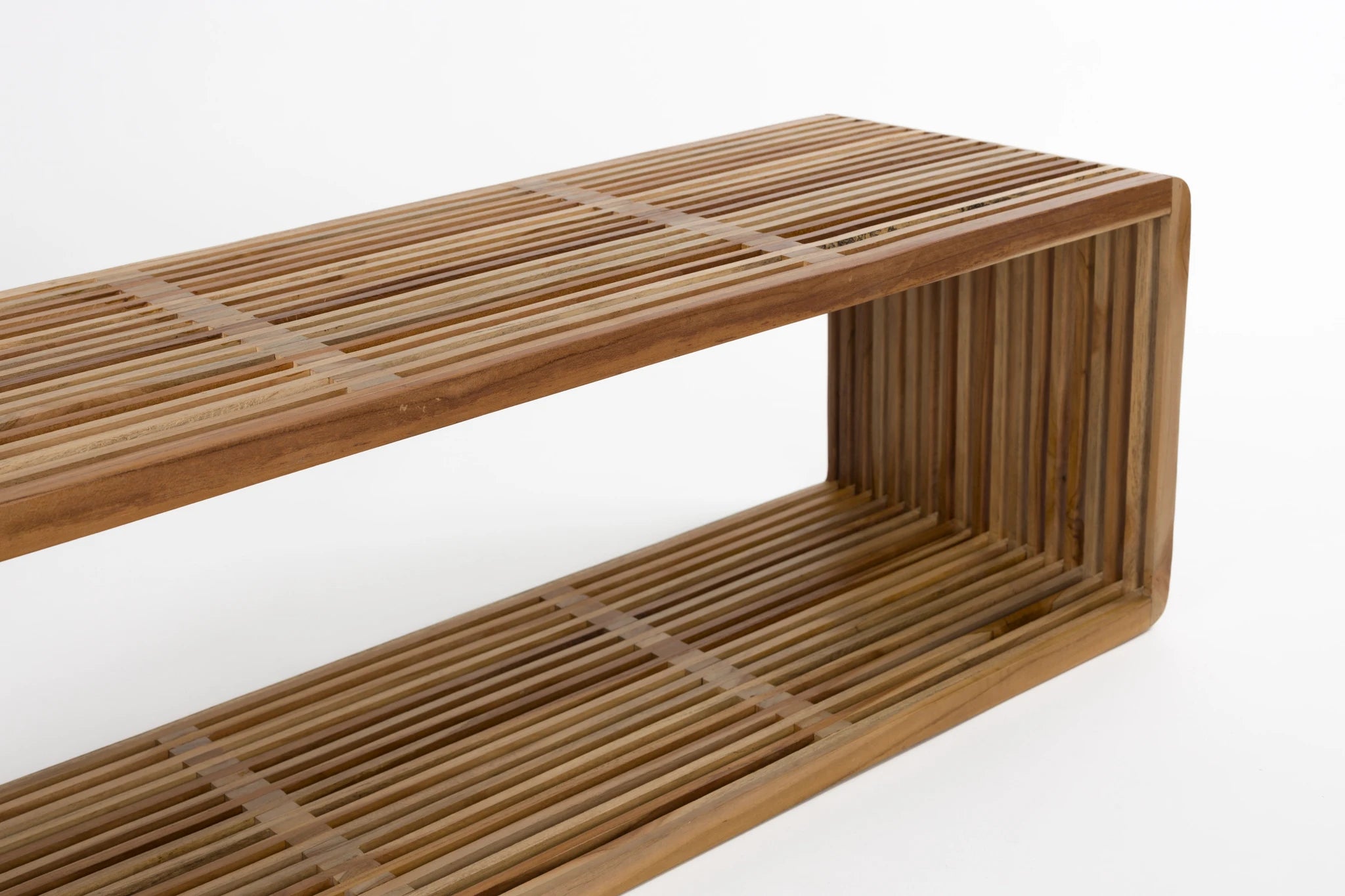 Djia Brown Teak Wood Coffee Table