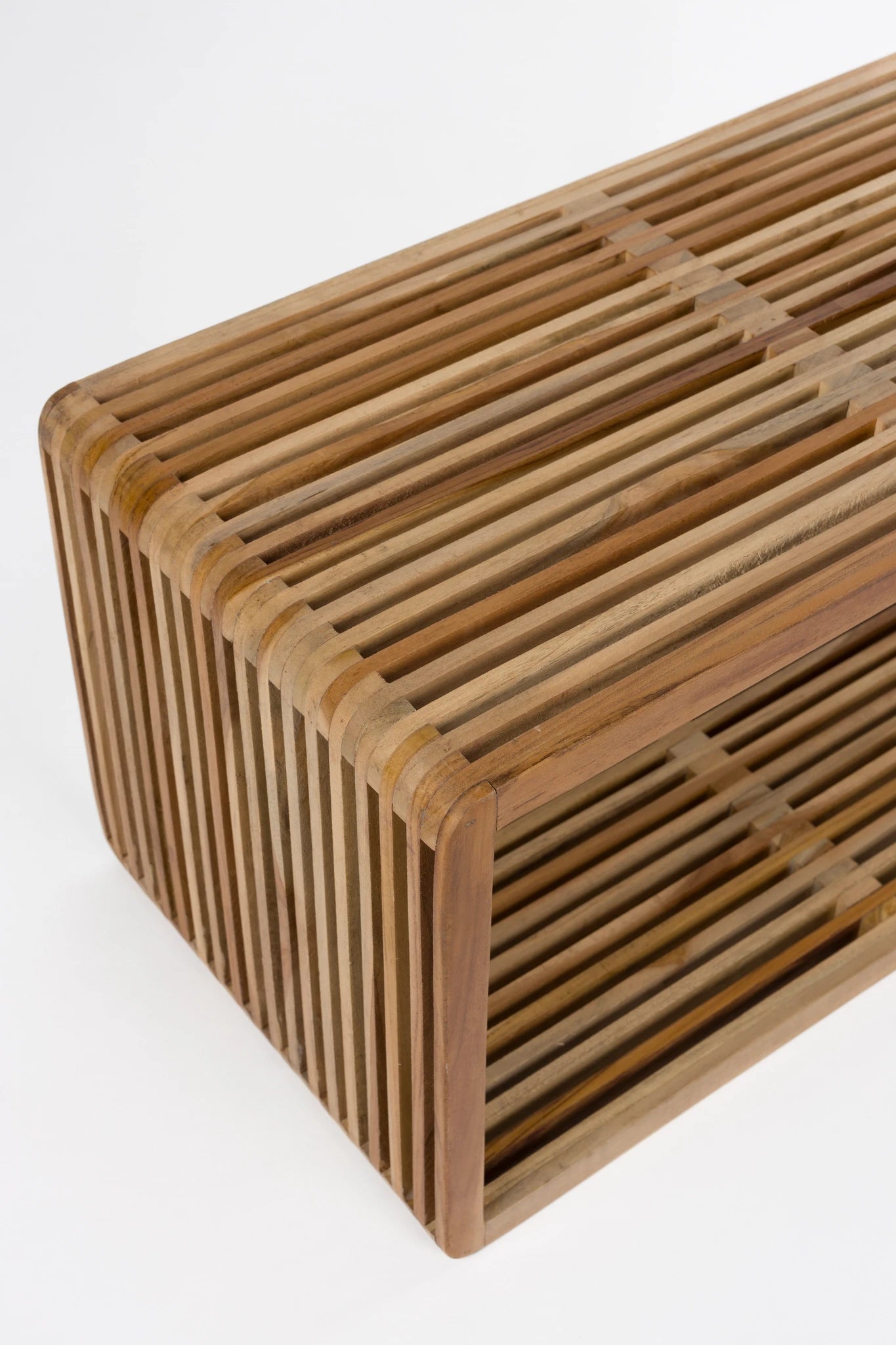 Djia Brown Teak Wood Coffee Table
