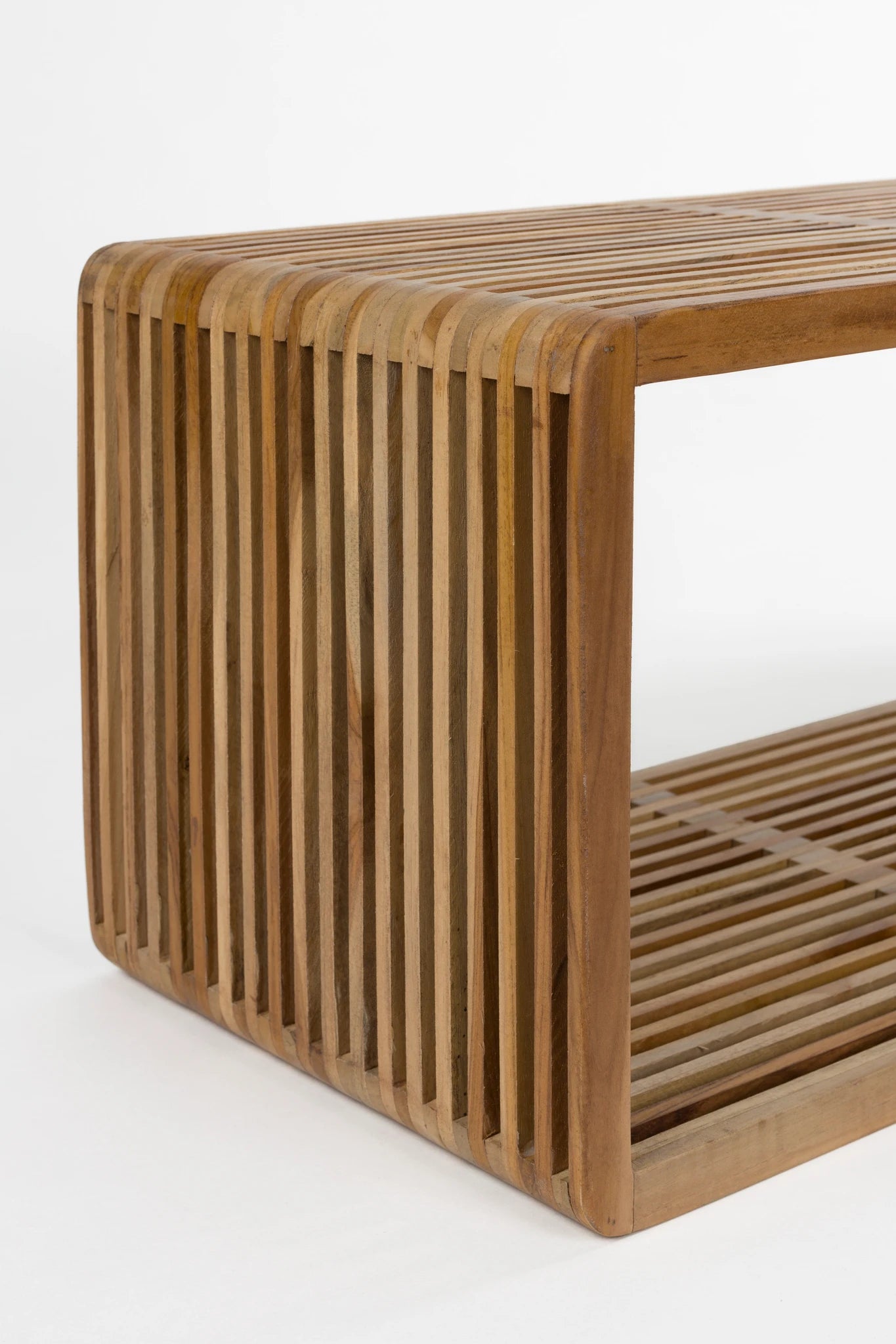 Djia Brown Teak Wood Coffee Table