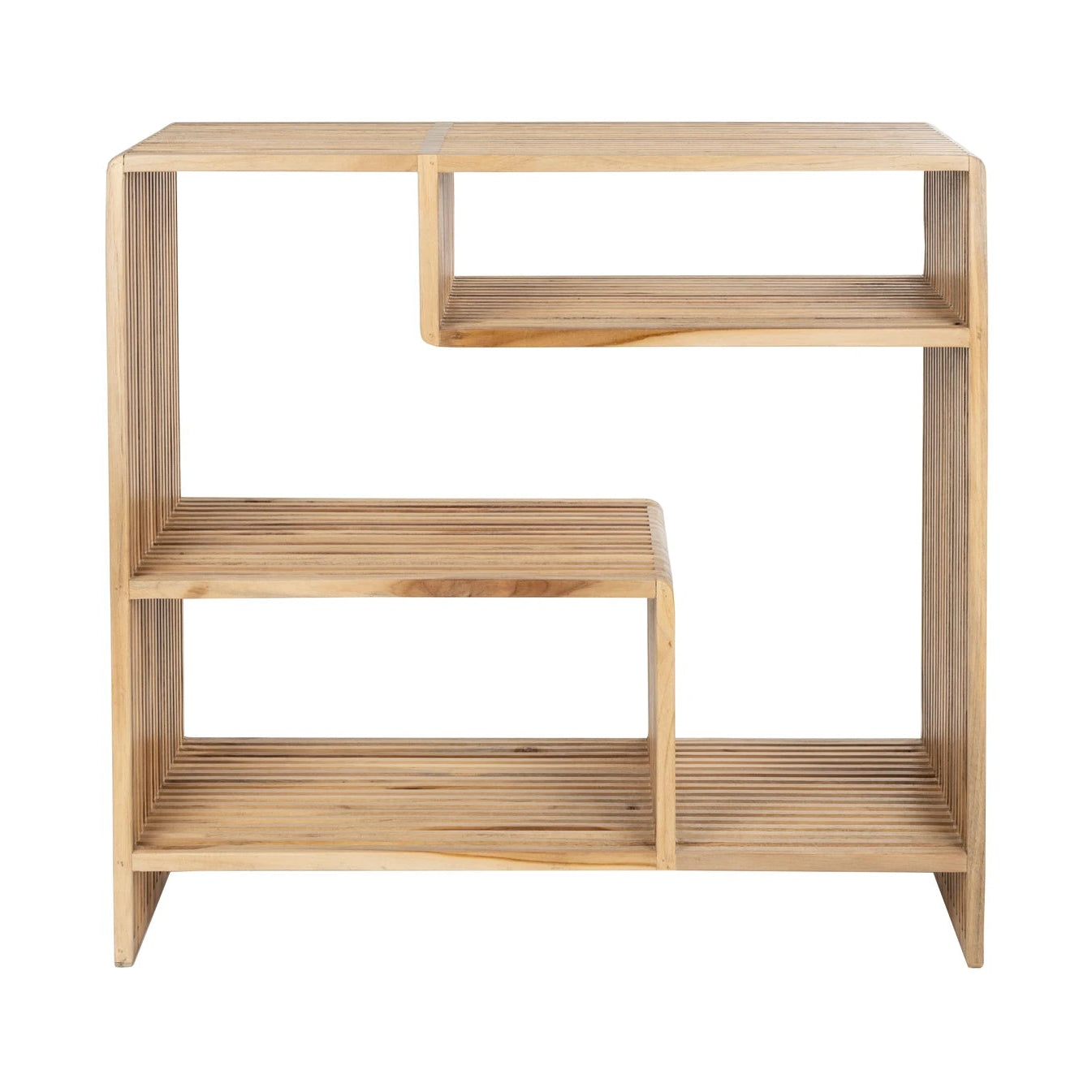Djia Brown Teak Wood Console Table