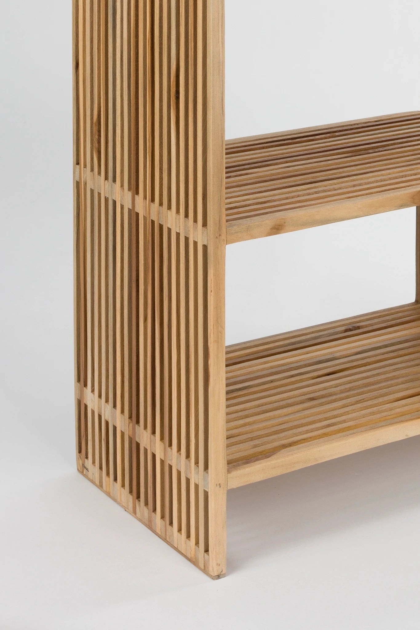 Djia Brown Teak Wood Console Table