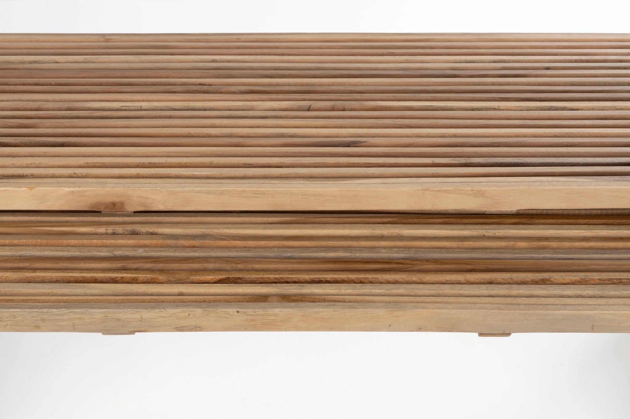 Set of 2 Djia Brown Teak Wood Coffee Tables
