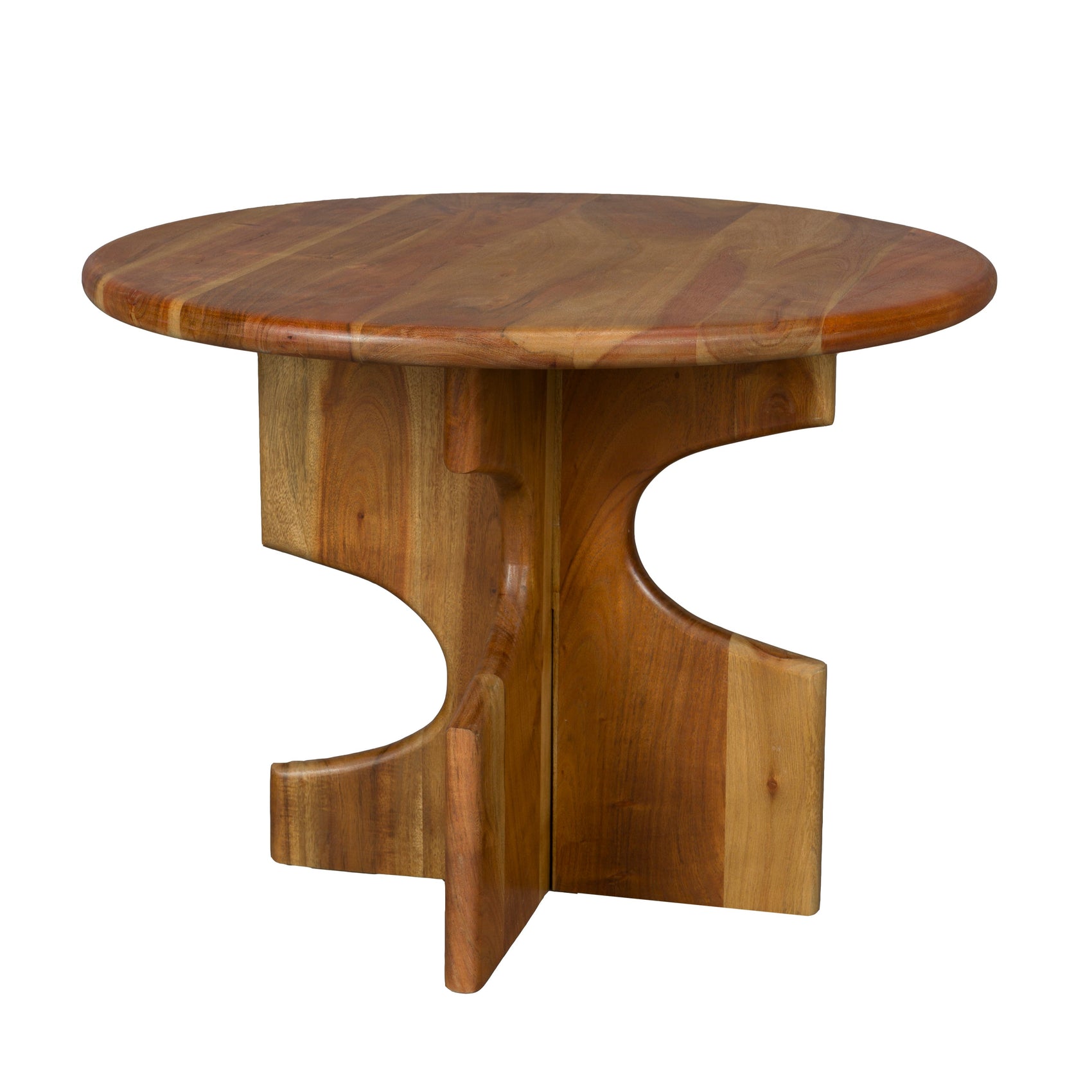 Dutchbone Morgan Carved Mango Wood Side Table