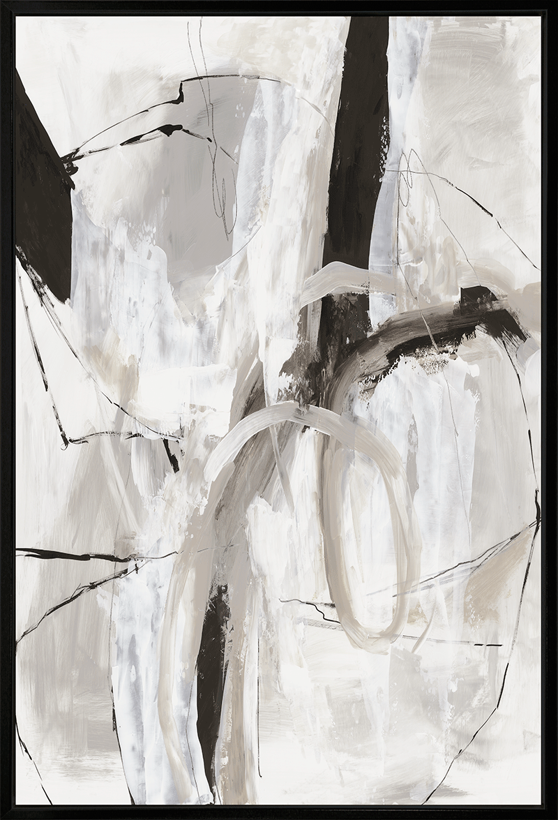Looping Eternity - Framed Wall Art - 94x64cm