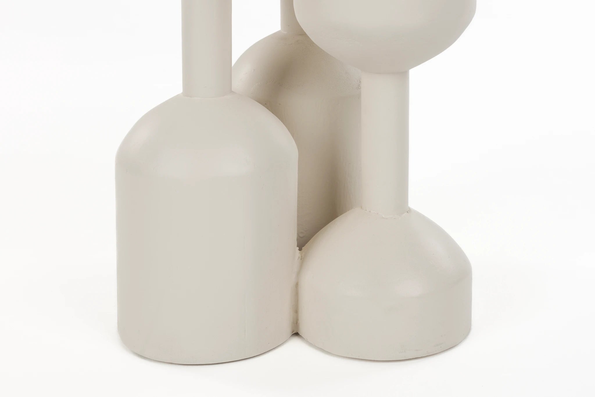Dec Beige Wood Side Table Small