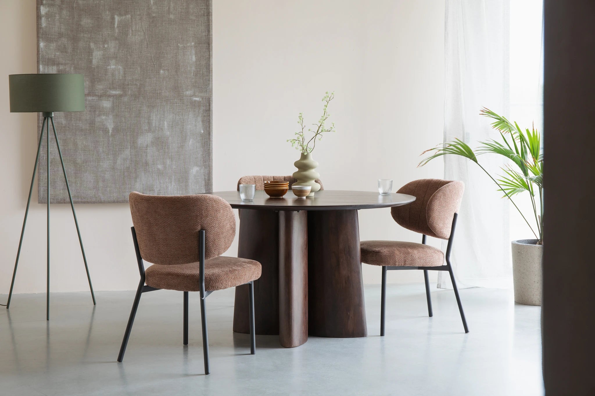 Balder Brown Mango Wood Dining Table