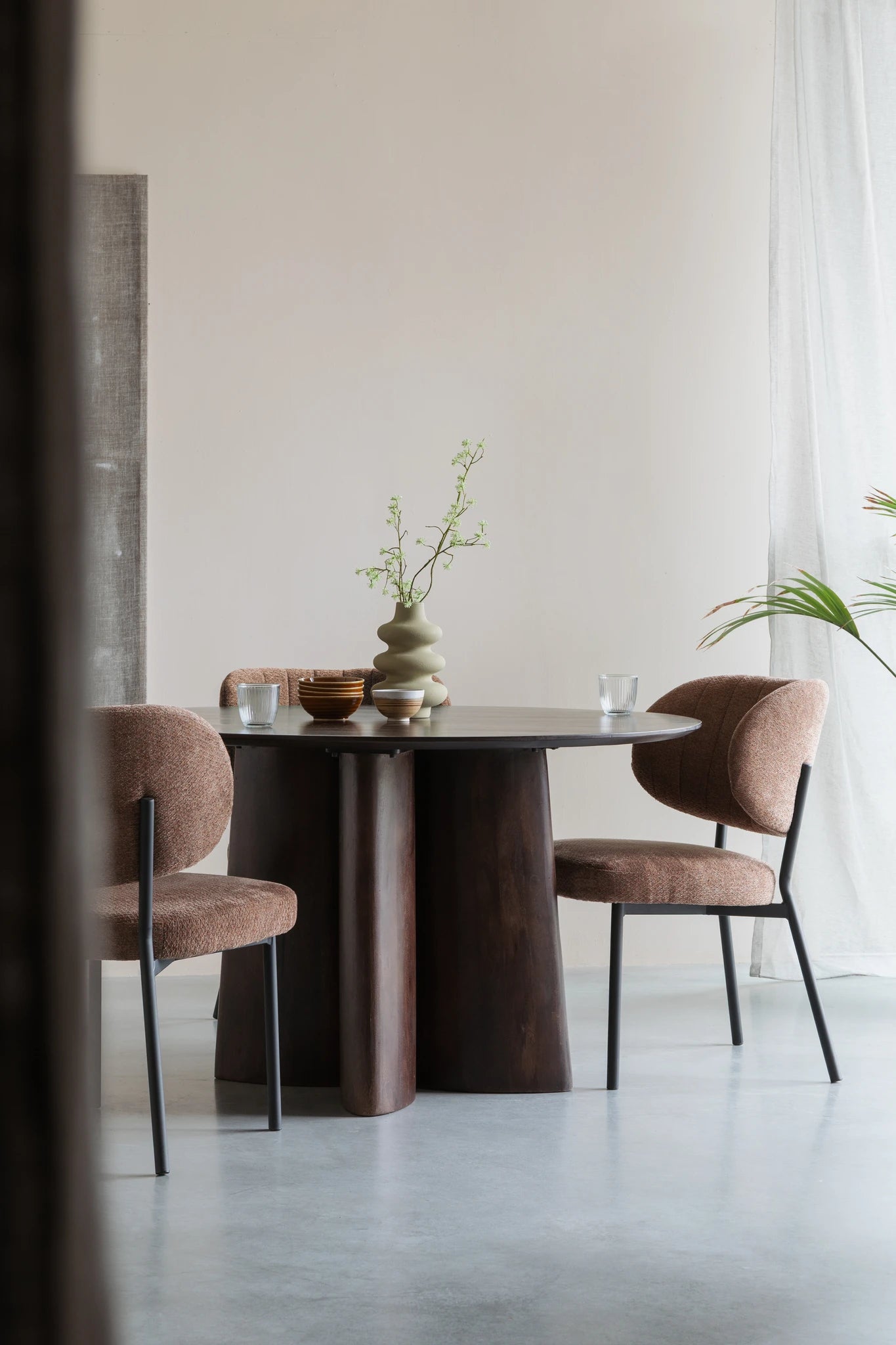 Balder Brown Mango Wood Dining Table