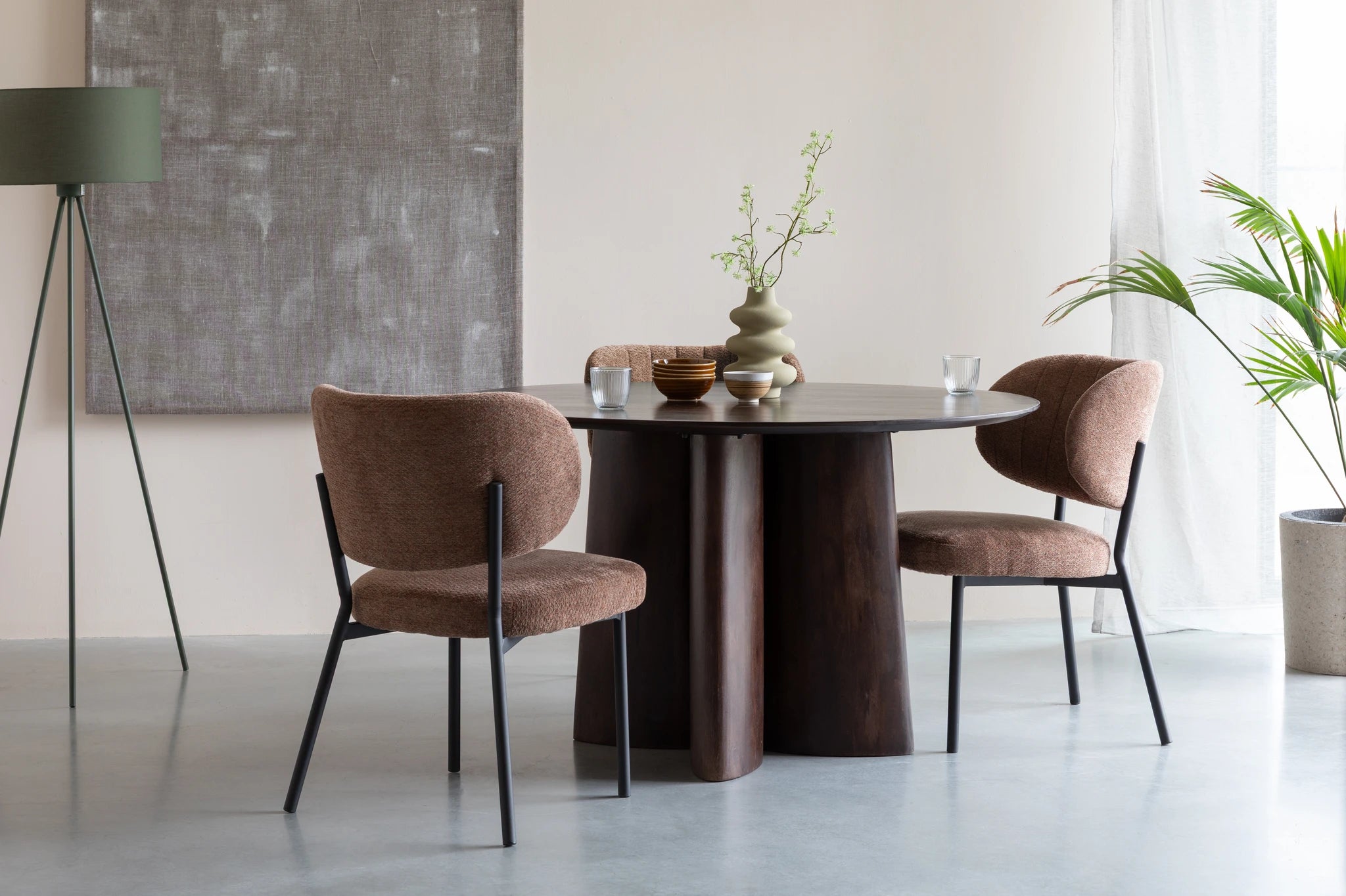 Balder Brown Mango Wood Dining Table
