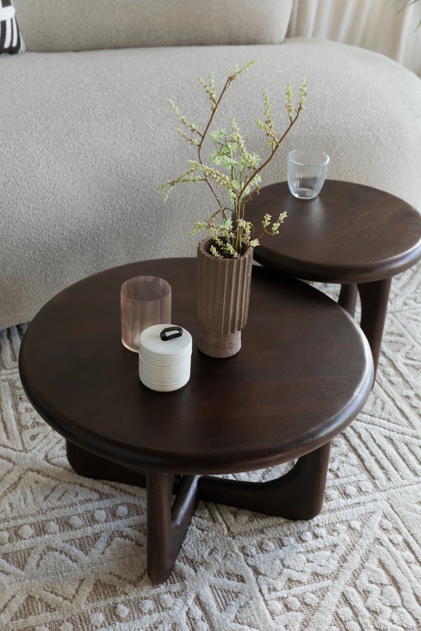 Jani Brown Mango Wood Coffee Table