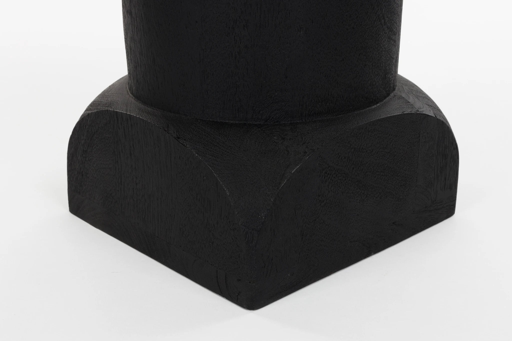 Rea Black Mango Wood Side Table