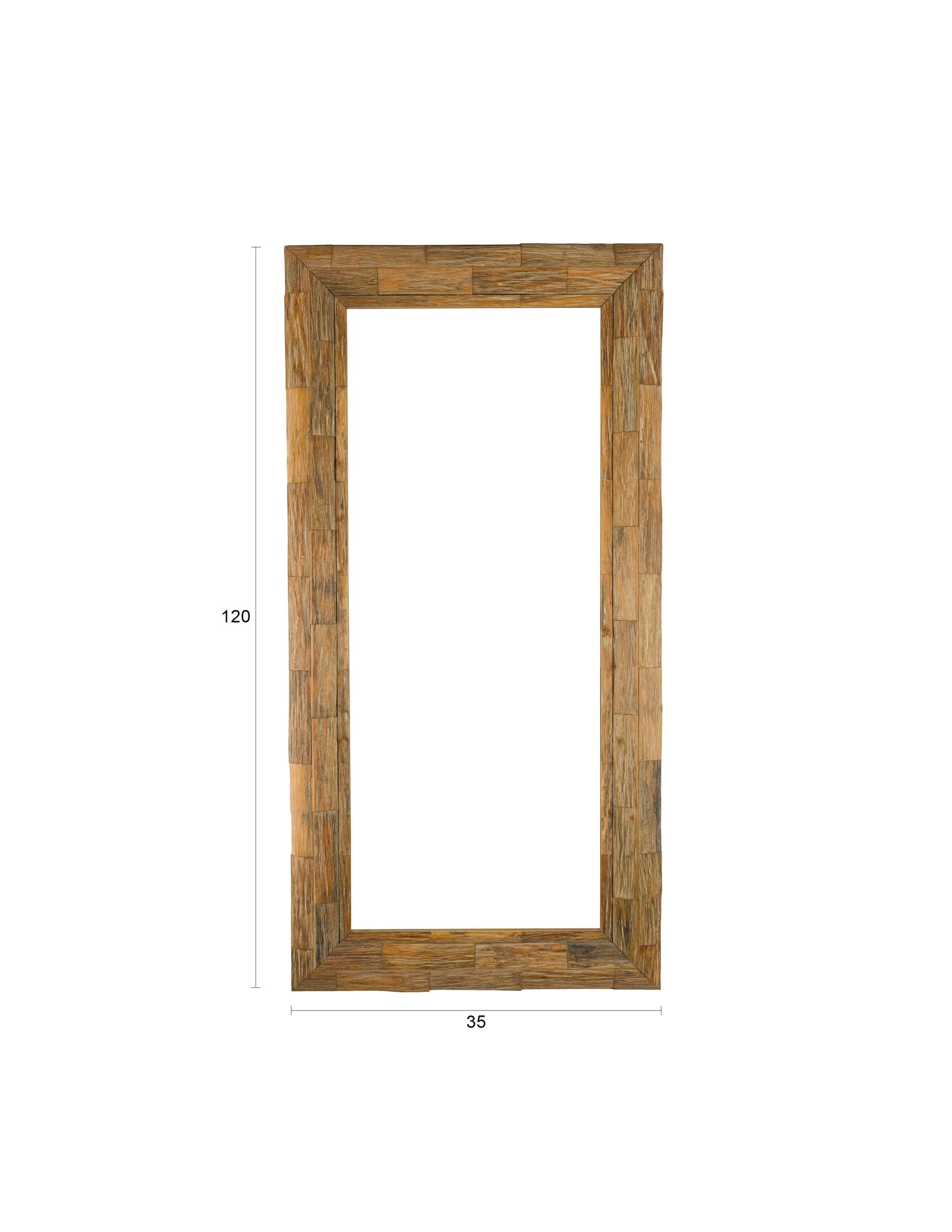 Lias Black Steel Mirror