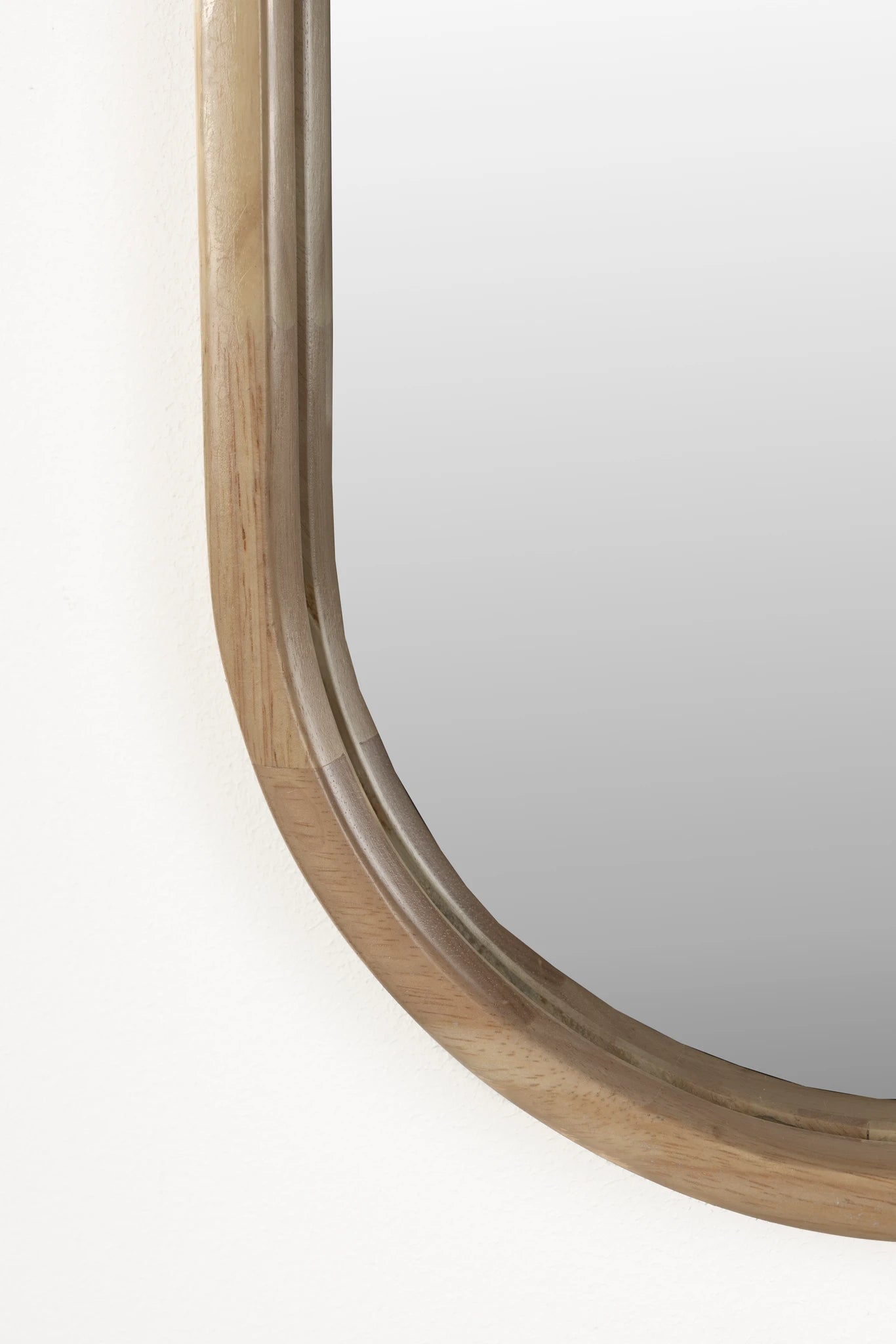 Thun Black Aluminium Oval Mirror