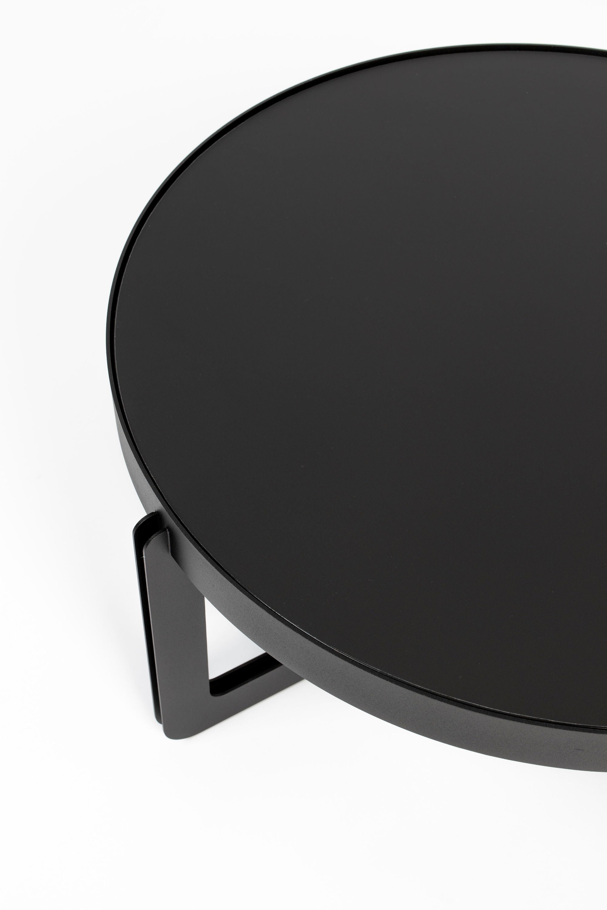 Zuiver Centre Round Black Coffee Table