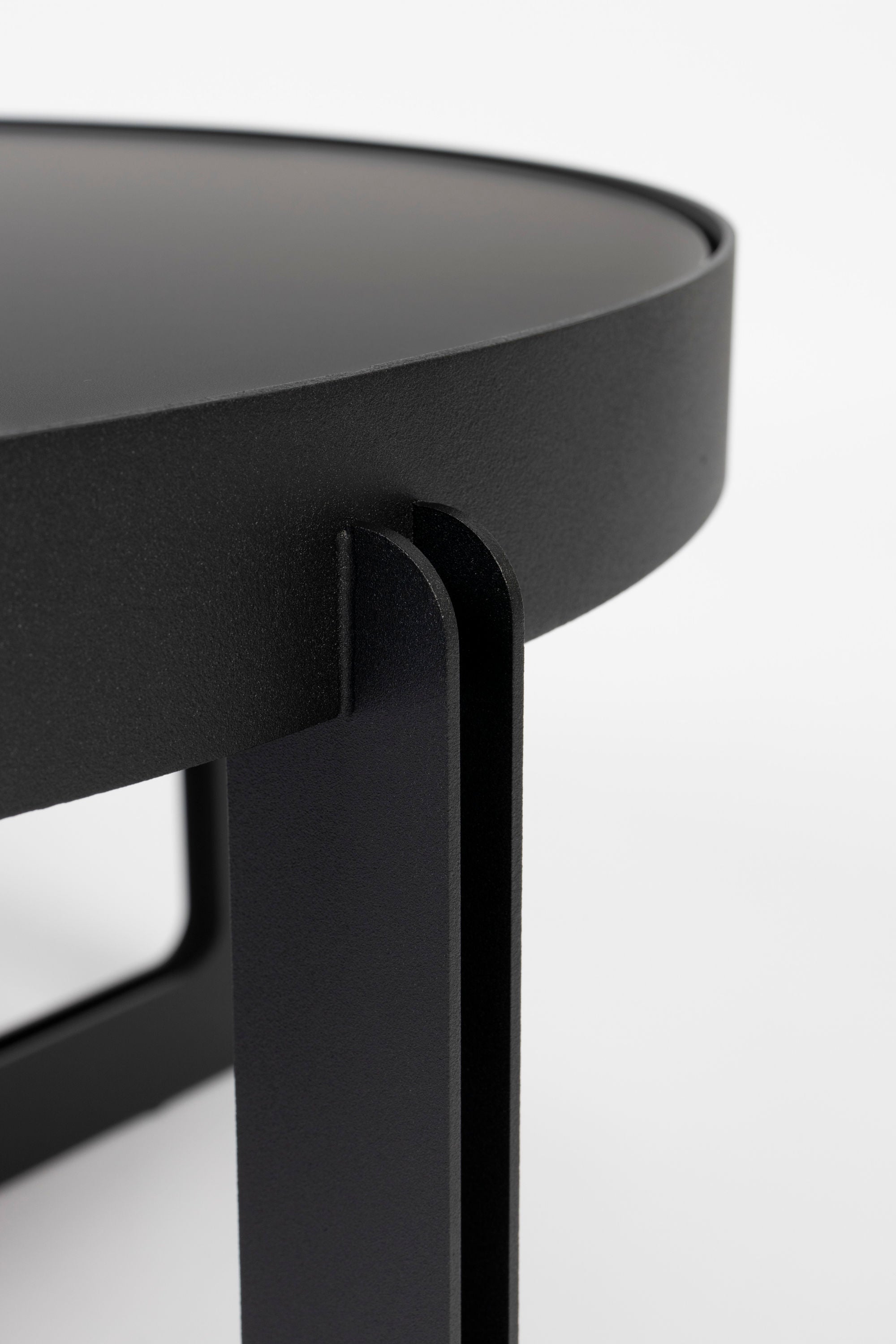 Zuiver Centre Round Black Coffee Table