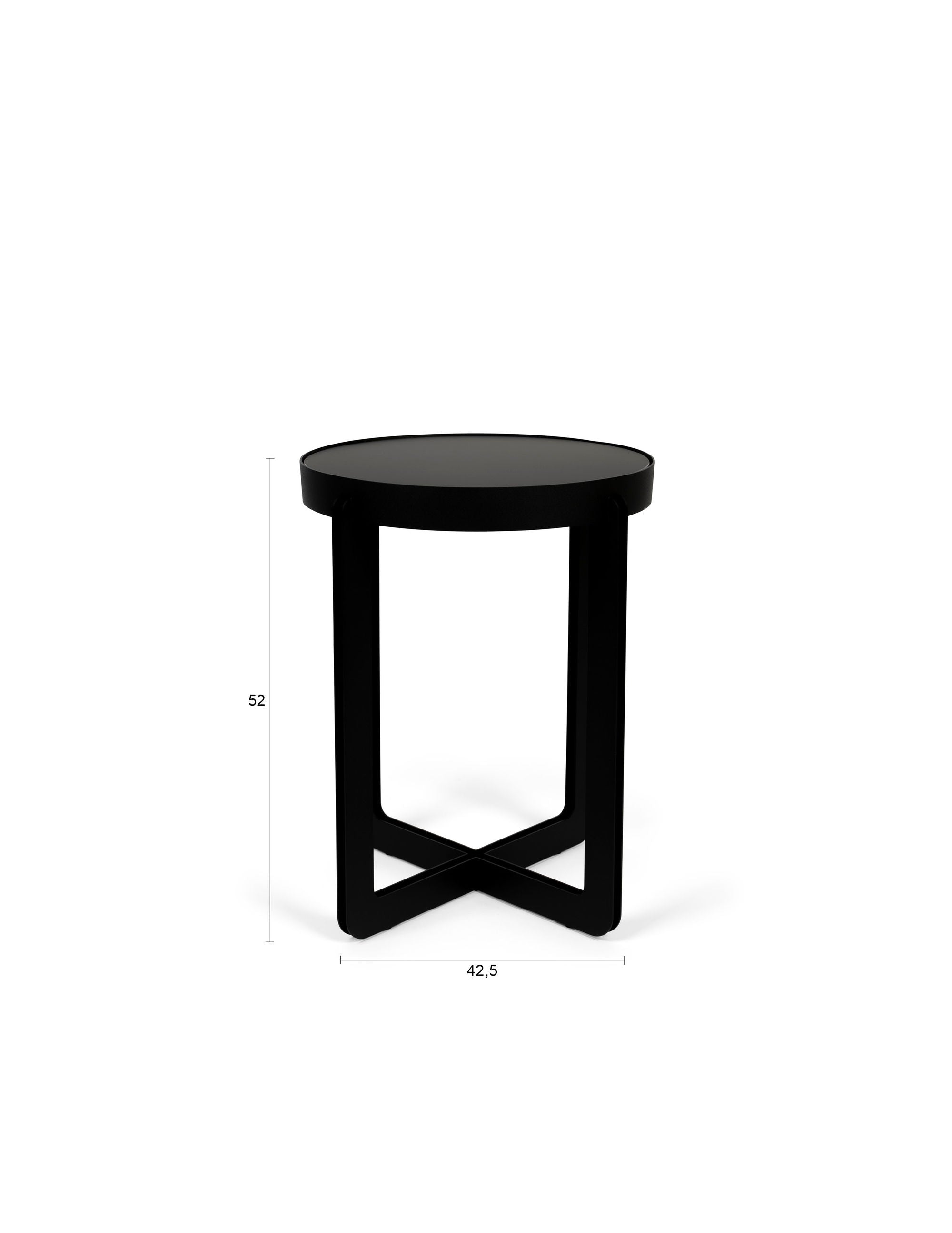 Zuiver Centre Black Side Table