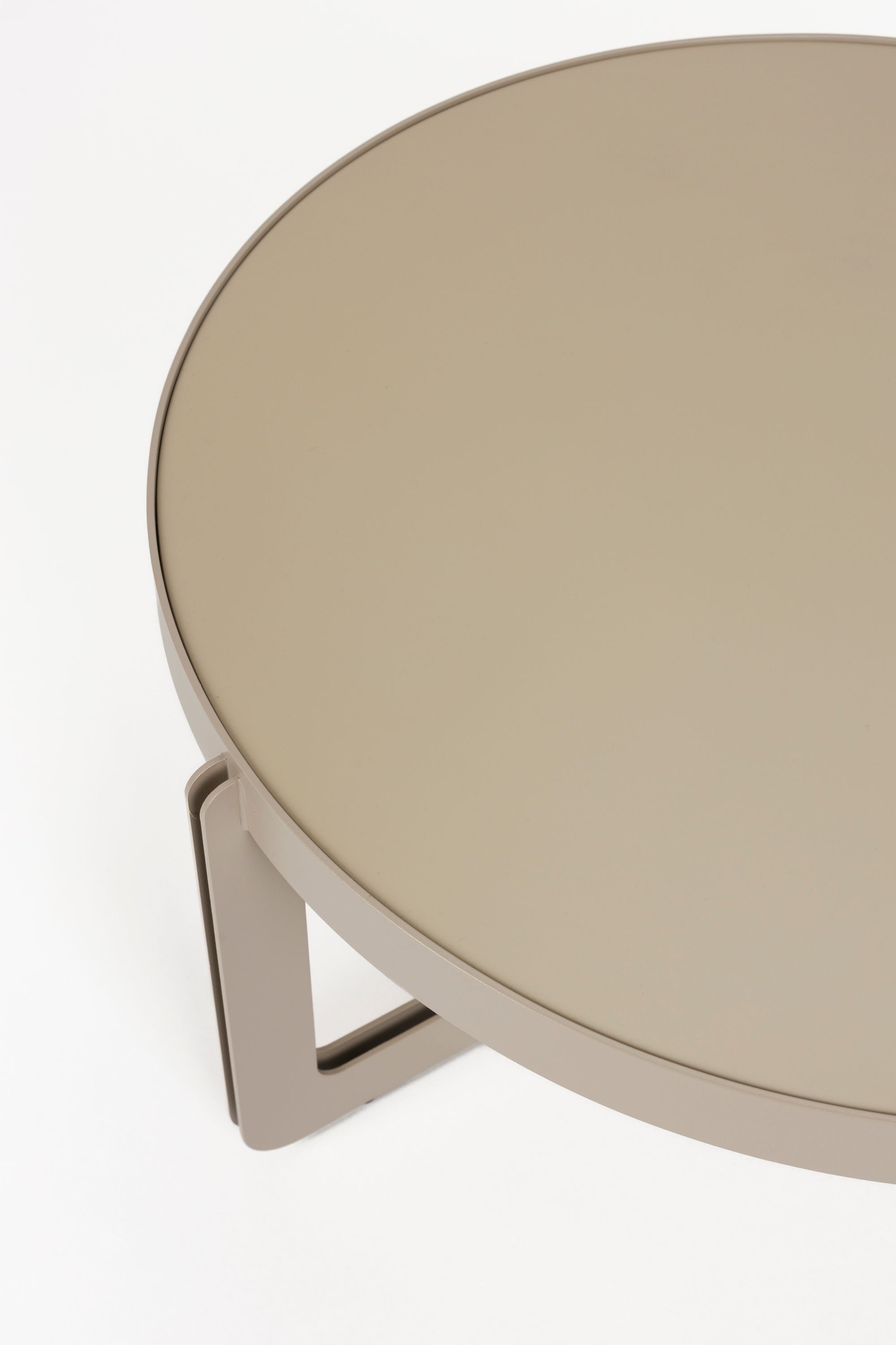 Zuiver Centre Round Beige Coffee Table