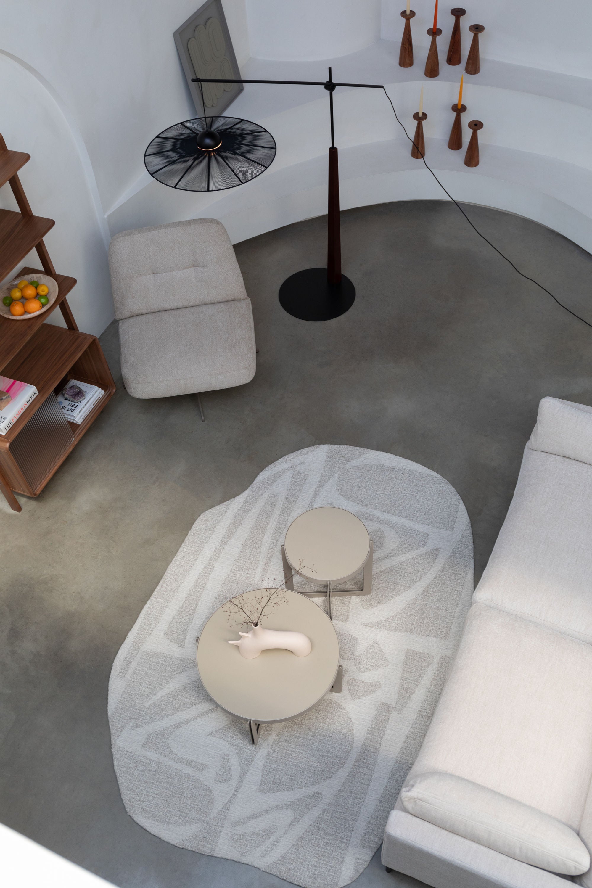 Zuiver Centre Round Beige Coffee Table
