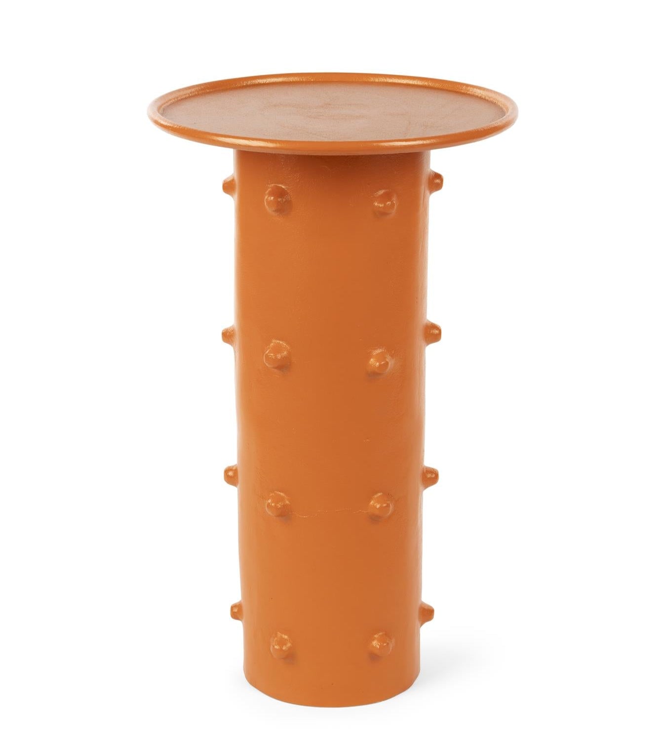 Bold Monkey Pinch Me Bobbled Orange Side Table