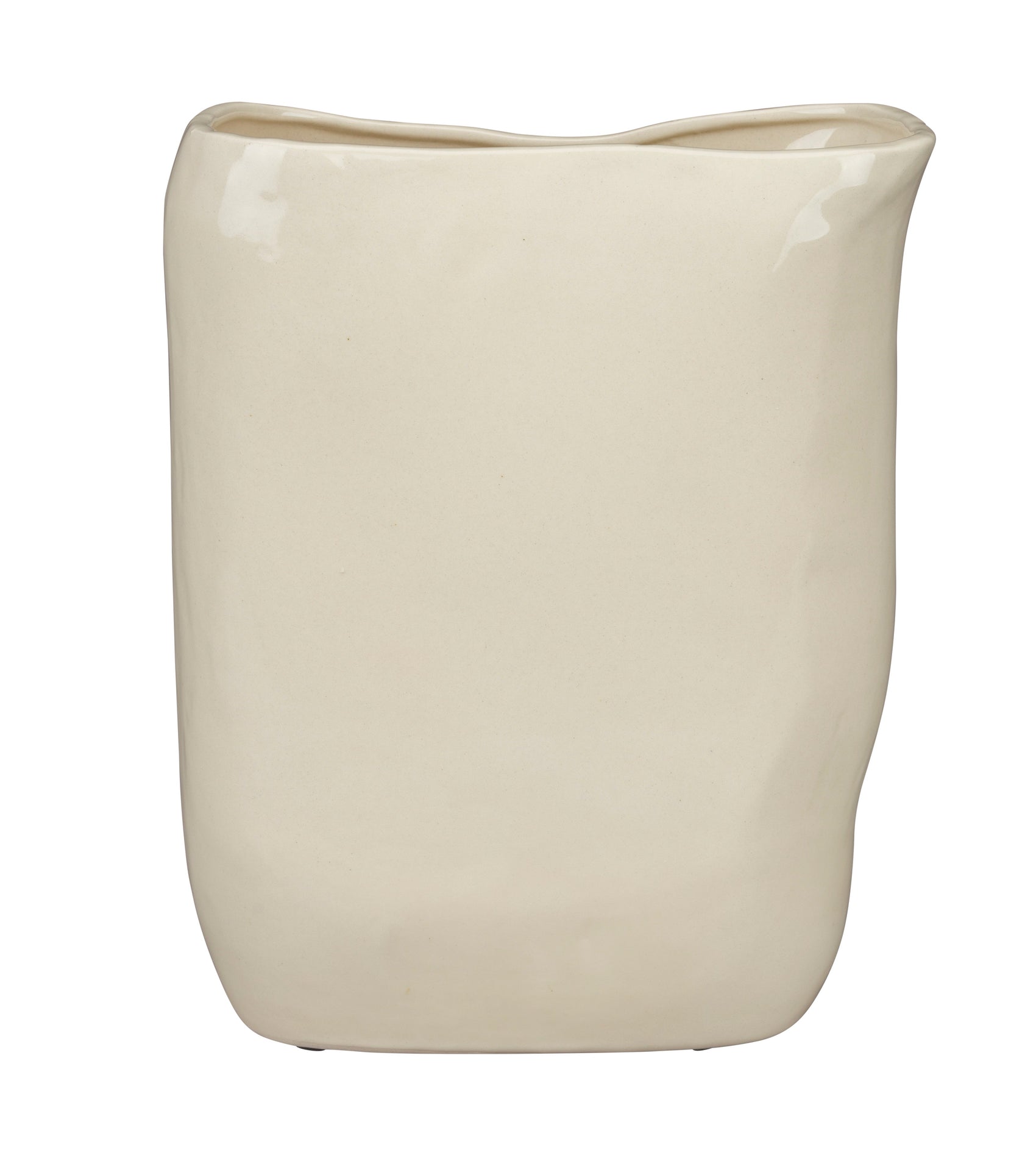 Dutchbone Edna Beige Ceramic Vase Medium