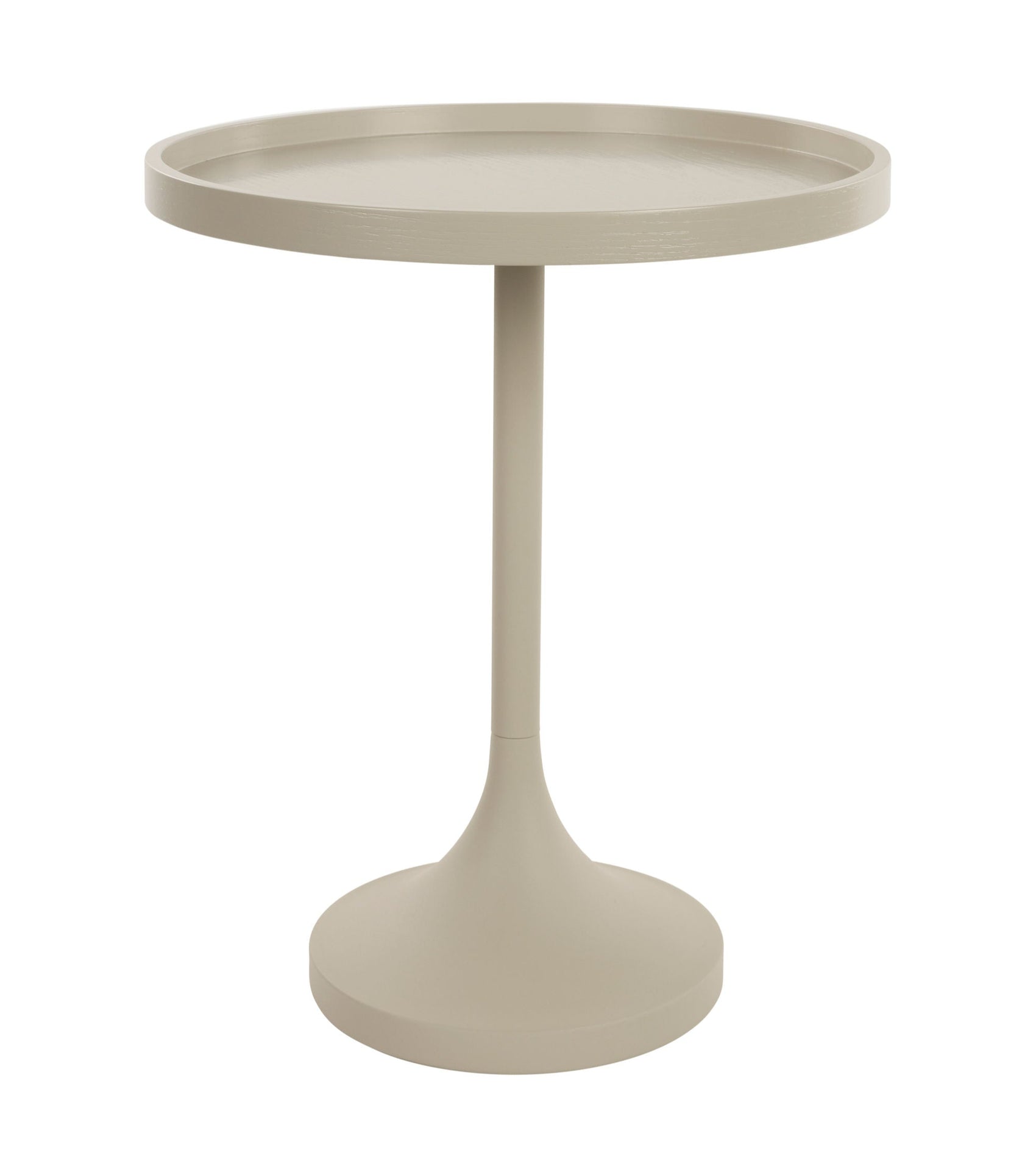 Zuiver Jason Beige Steel Round Side Table