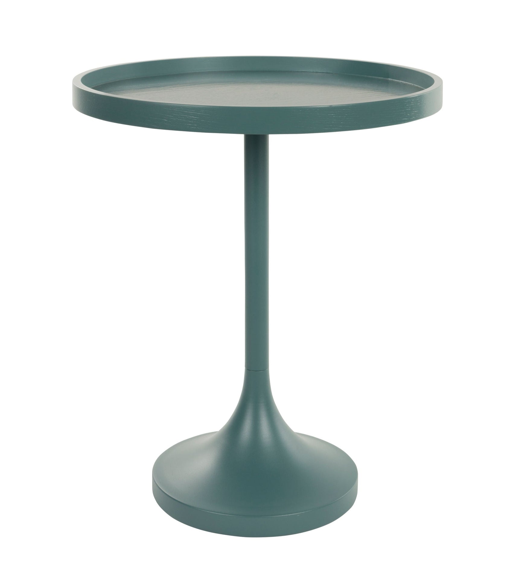 Zuiver Jason Blue Steel Round Side Table